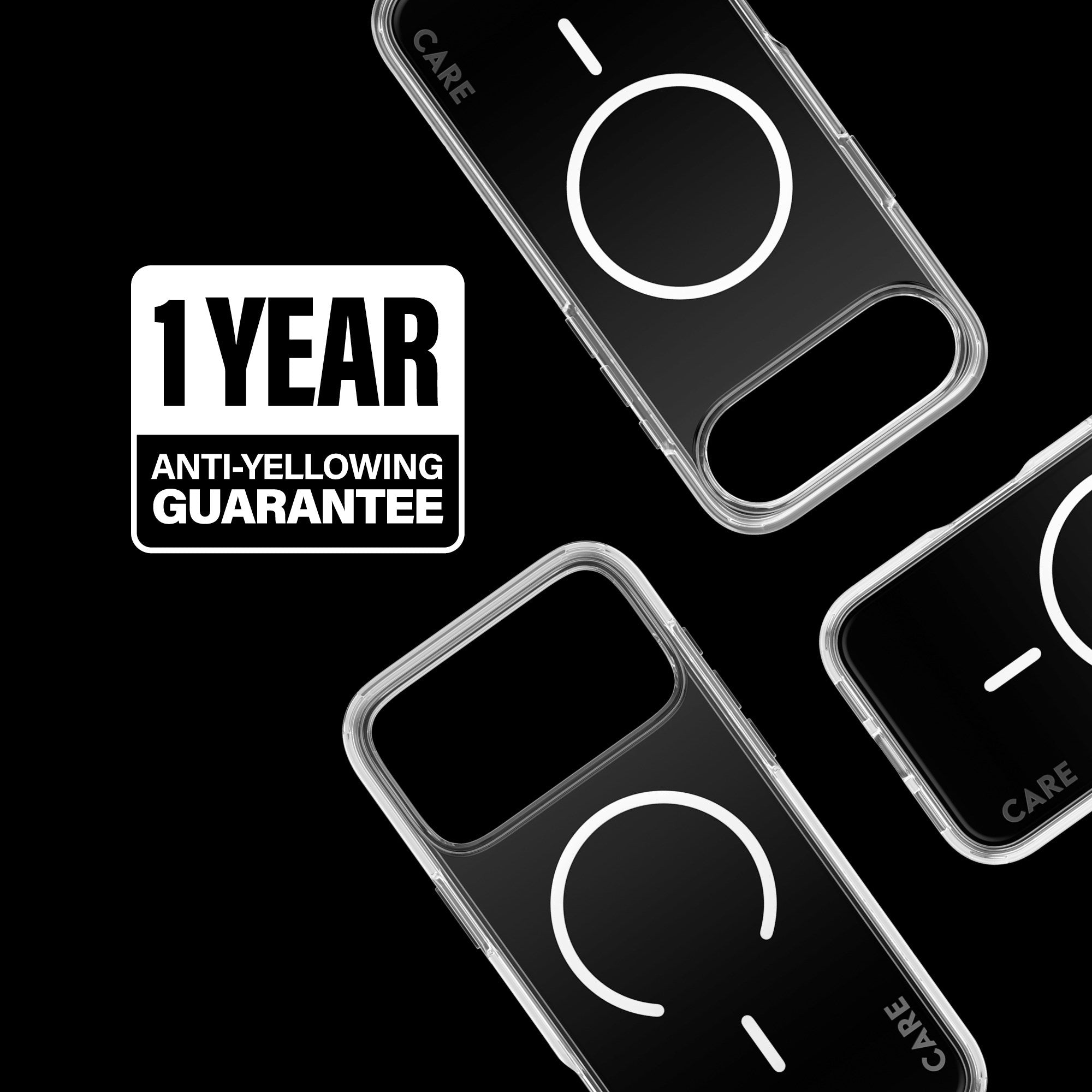 CARE by PanzerGlass® Flagship Case Transparent Urban Explorer m. Weiß MagSafe iPhone 17 Pro Max