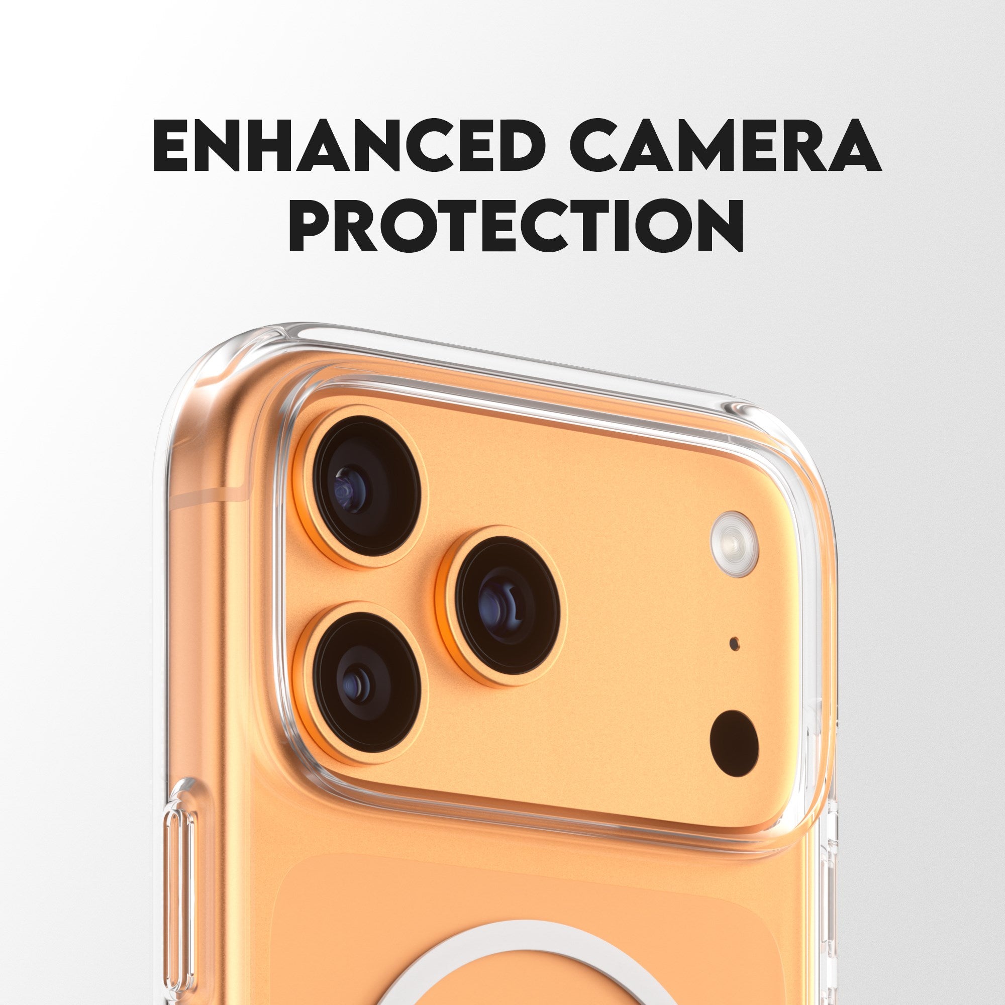 CARE by PanzerGlass® Flagship Case Transparent Urban Explorer m. Weiß MagSafe iPhone 17 Pro Max