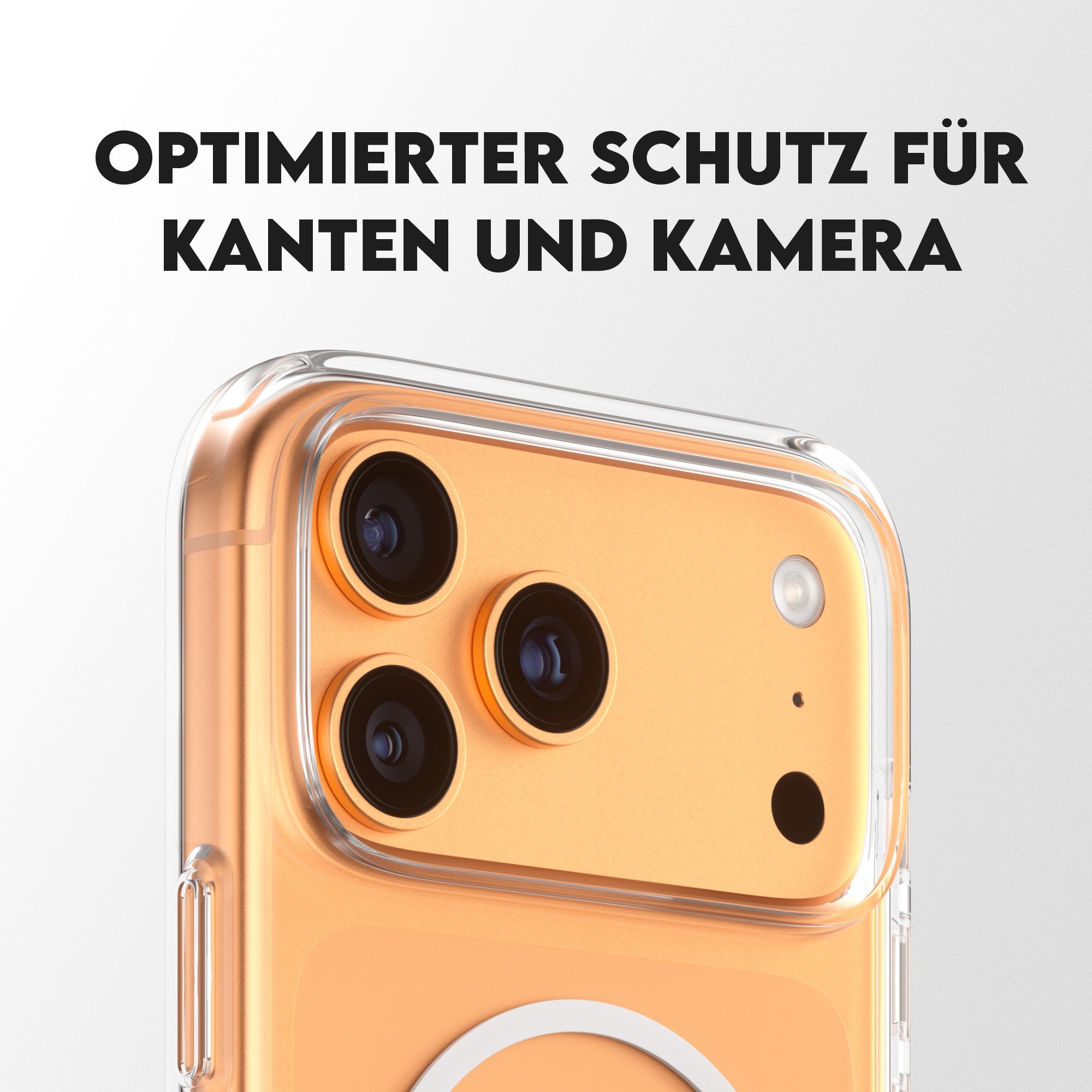 CARE™ by PanzerGlass® Urban Explorer Case Transparent m. Weiß MagSafe iPhone 17 Pro Max