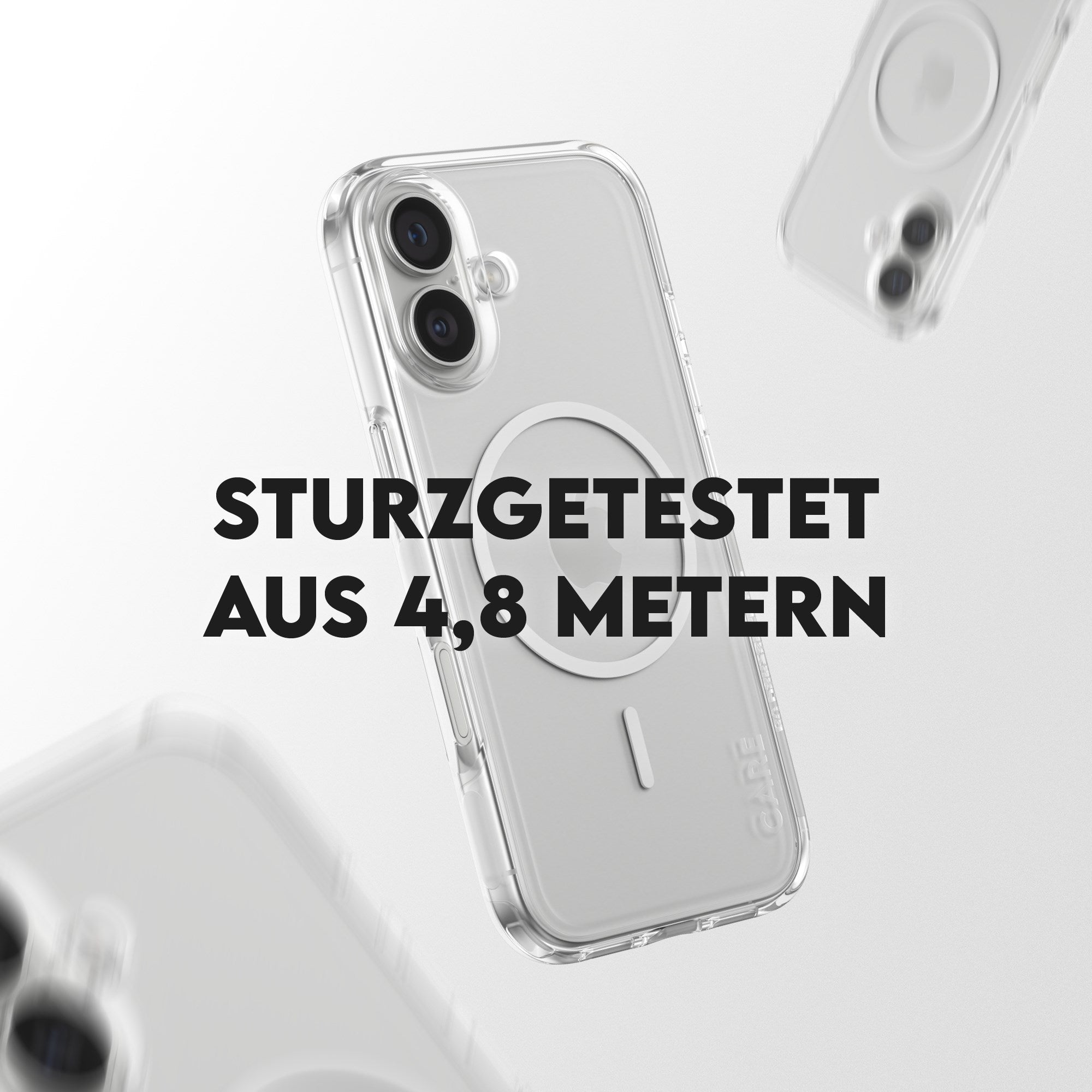 CARE™ by PanzerGlass® Urban Explorer Case Transparent m. Weiß MagSafe iPhone 17