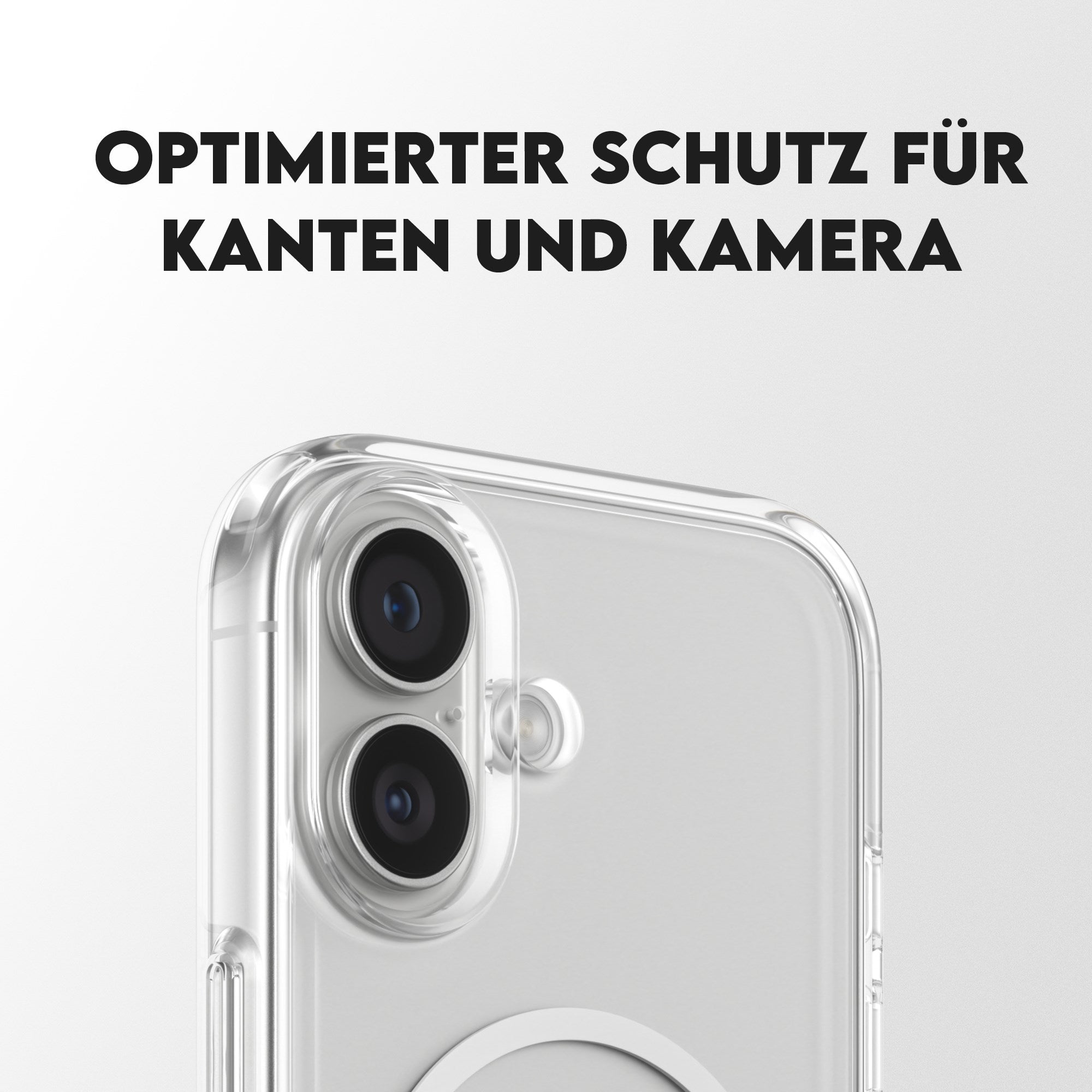 CARE™ by PanzerGlass® Urban Explorer Case Transparent m. Weiß MagSafe iPhone 17