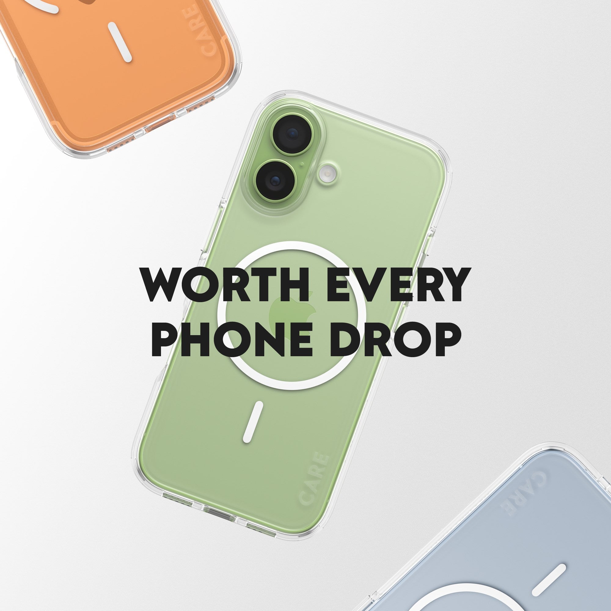 CARE by PanzerGlass® Flagship Case Transparent Urban Explorer m. Weiß MagSafe iPhone 17