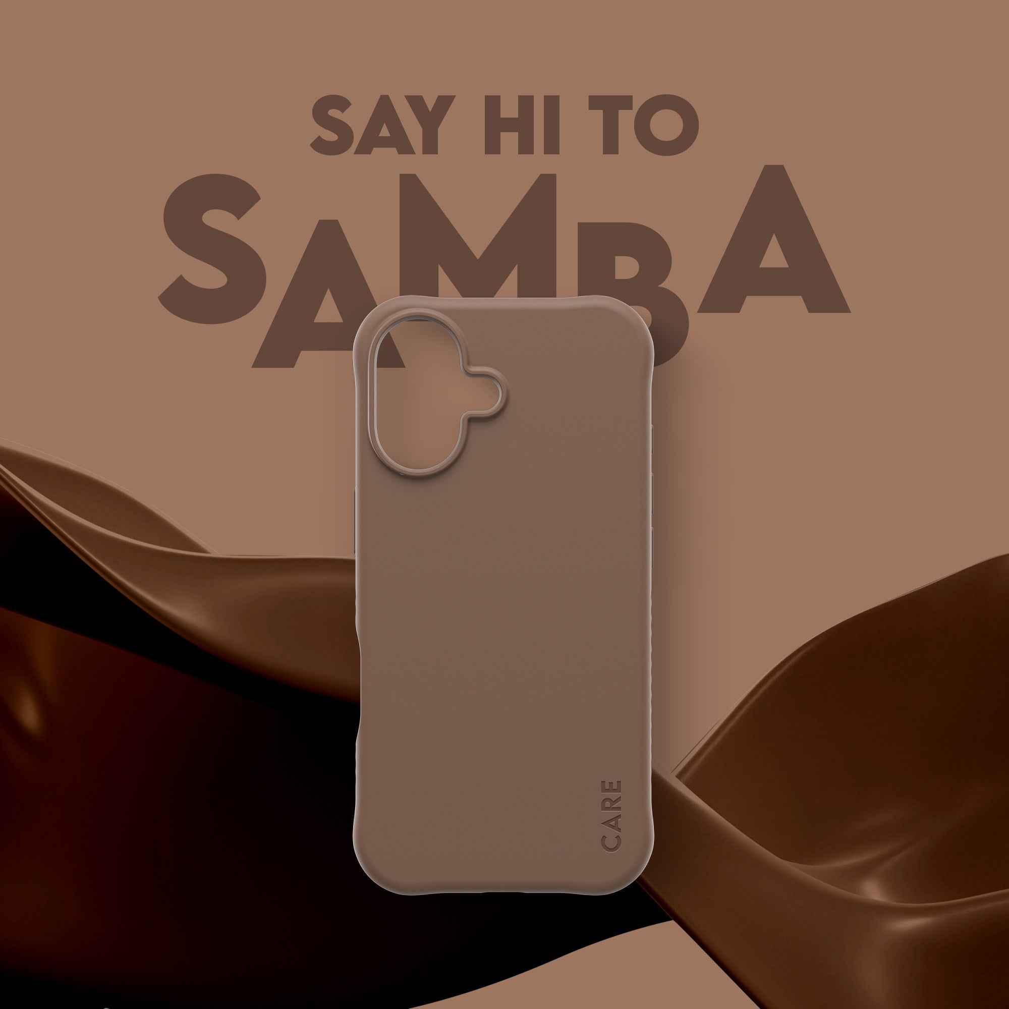 CARE by PanzerGlass® Fashionable Case Samba Espresso m. MagSafe iPhone 17