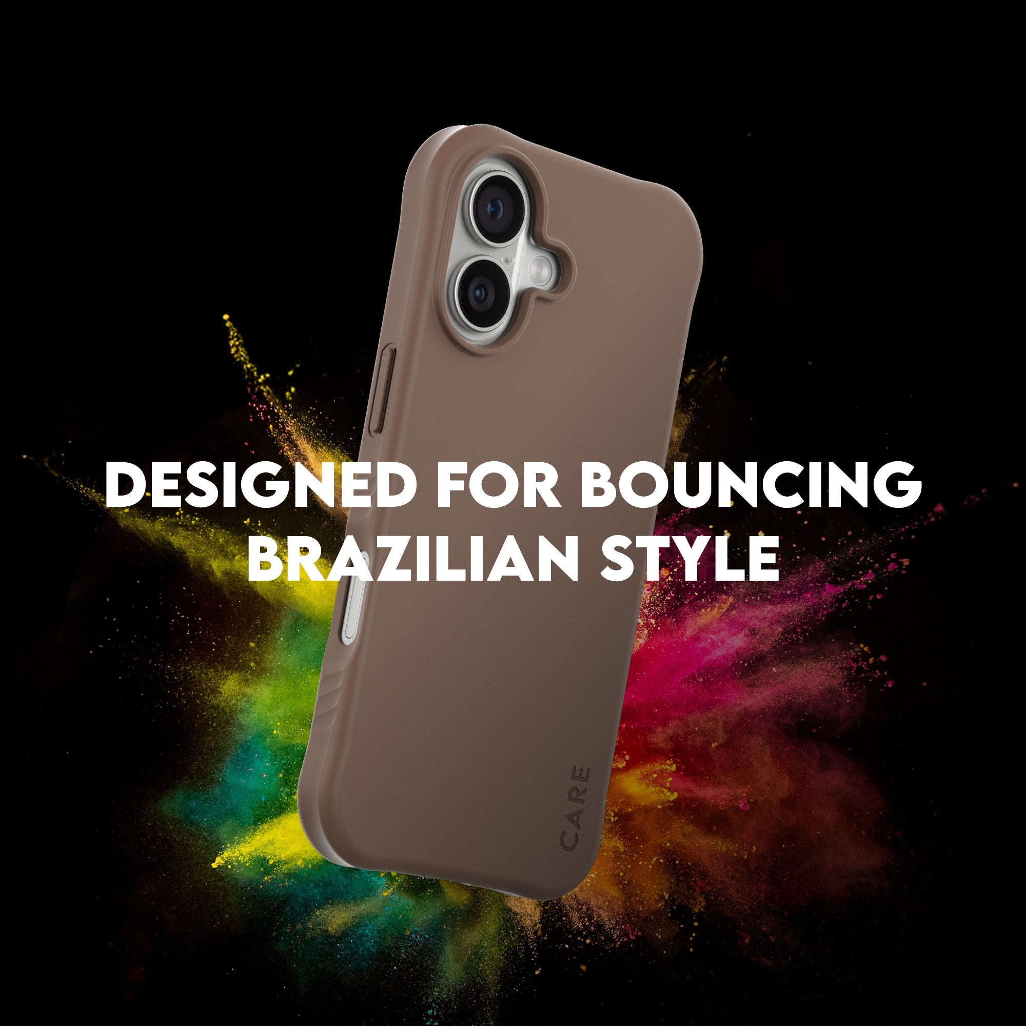 CARE by PanzerGlass® Fashionable Case Samba Espresso m. MagSafe iPhone 17