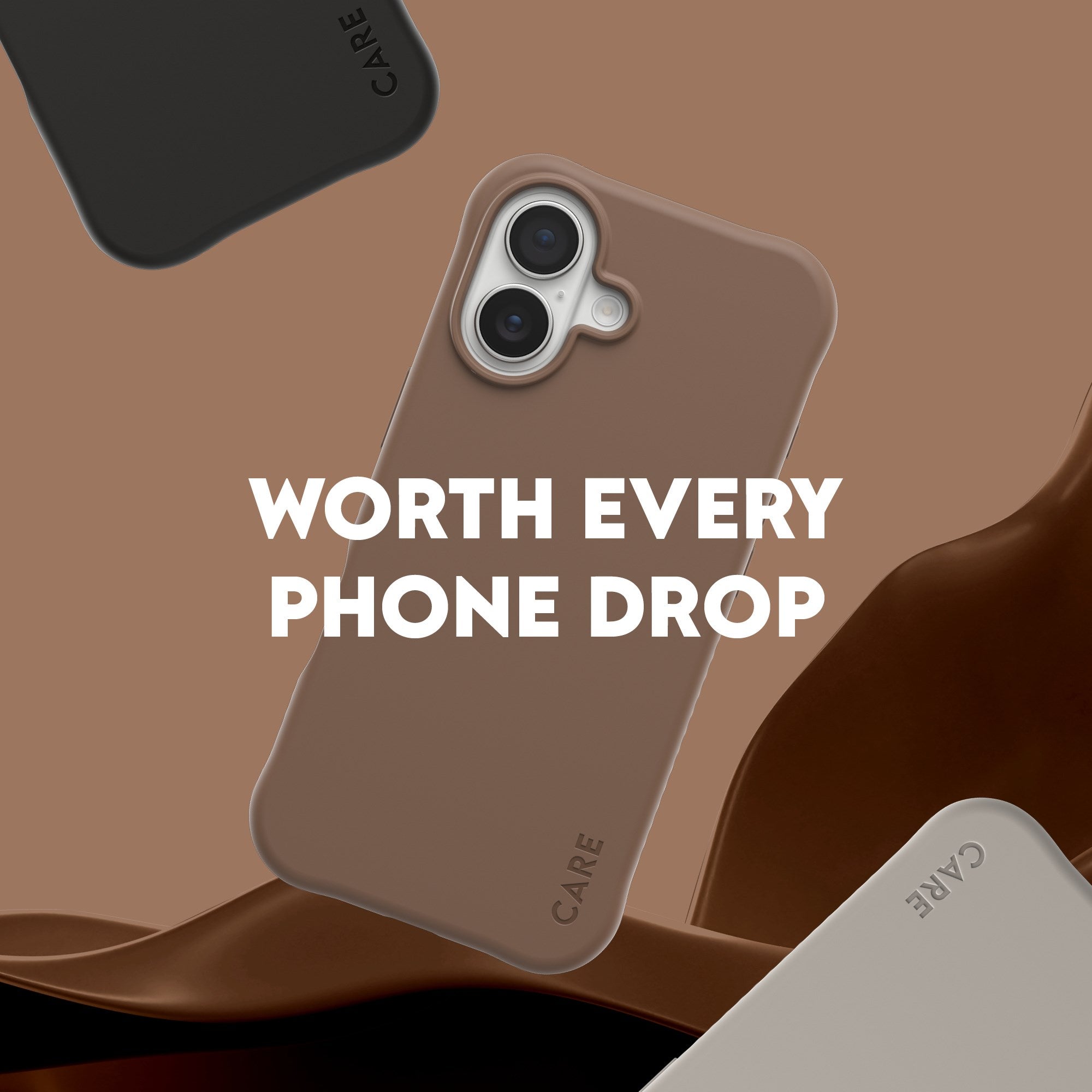 CARE by PanzerGlass® Fashionable Case Samba Espresso m. MagSafe iPhone 17