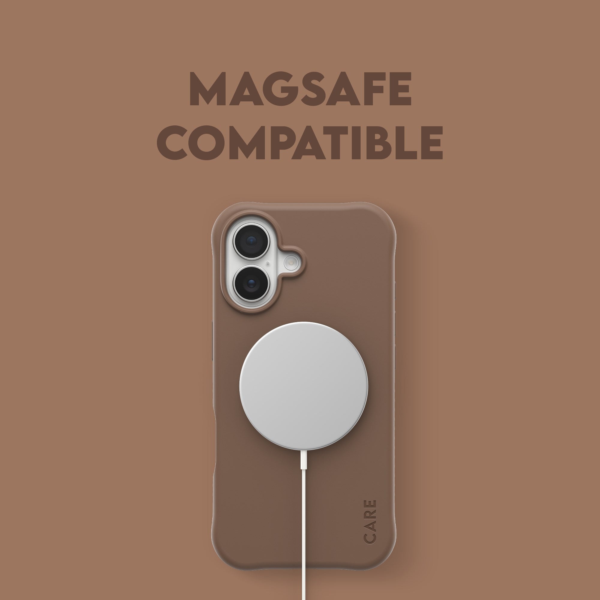 CARE by PanzerGlass® Fashionable Case Samba Espresso m. MagSafe iPhone 17