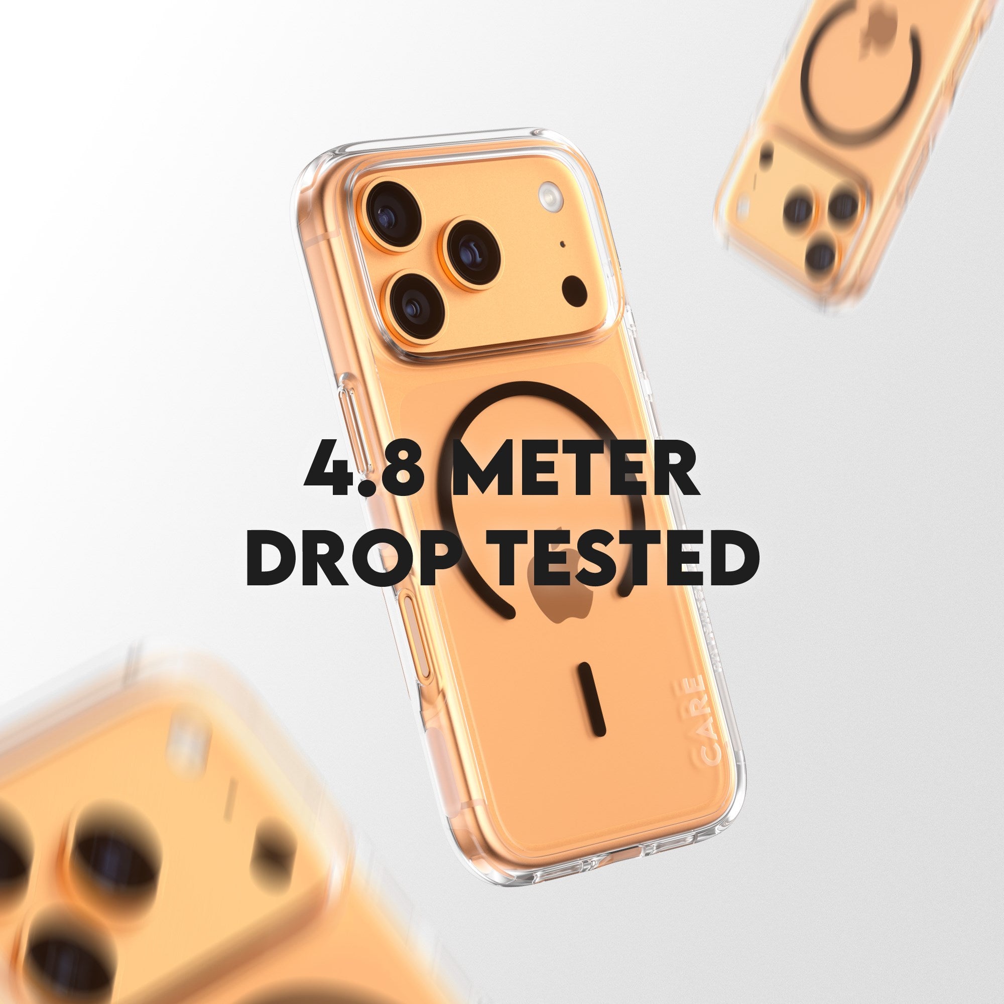 CARE by PanzerGlass® Flagship Case Transparent Urban Explorer m. Schwarz MagSafe iPhone 17 Pro