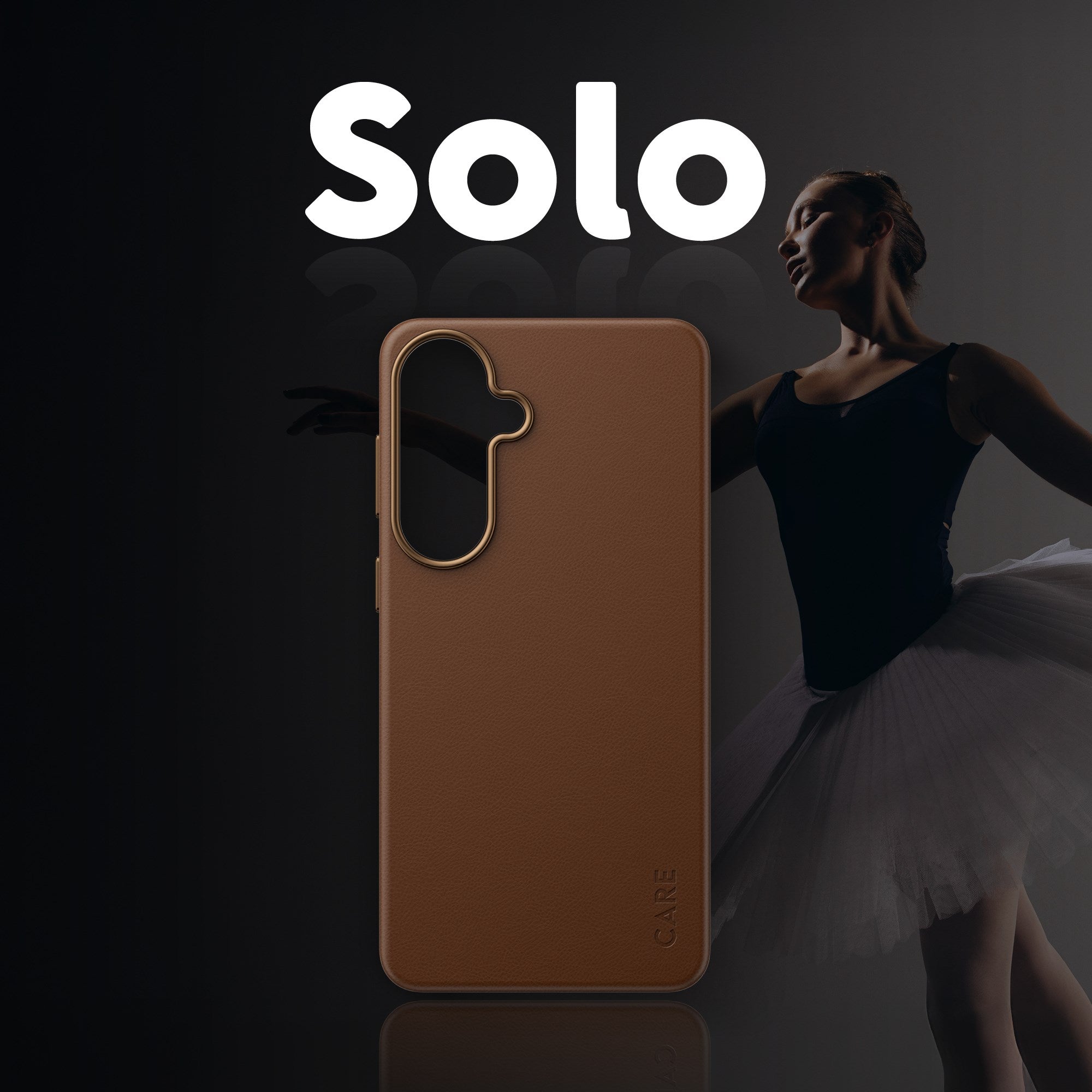 CARE™ by PanzerGlass® Solo Case Braun m. Qi Samsung Galaxy S26+