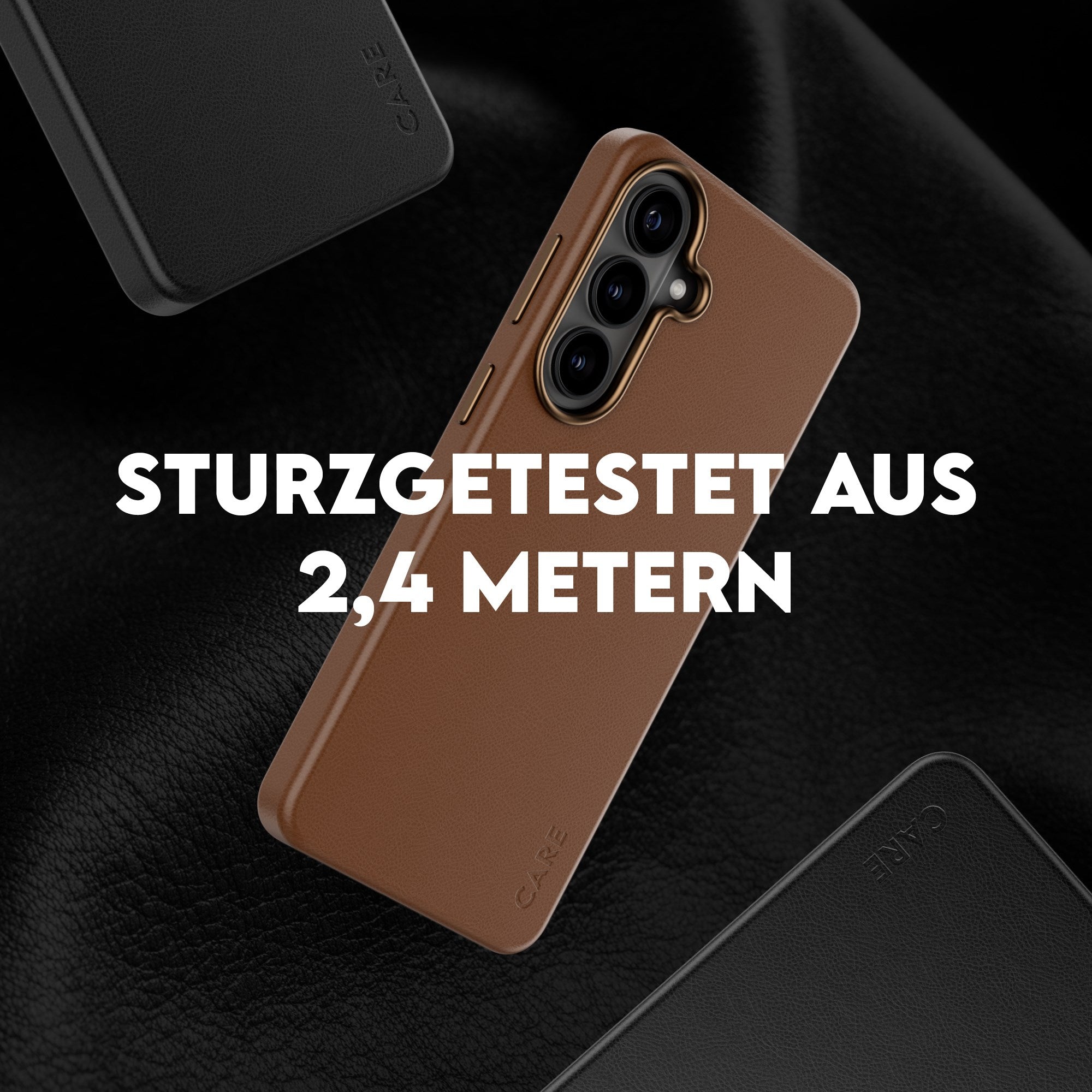 CARE™ by PanzerGlass® Solo Case Braun m. Qi Samsung Galaxy S26+