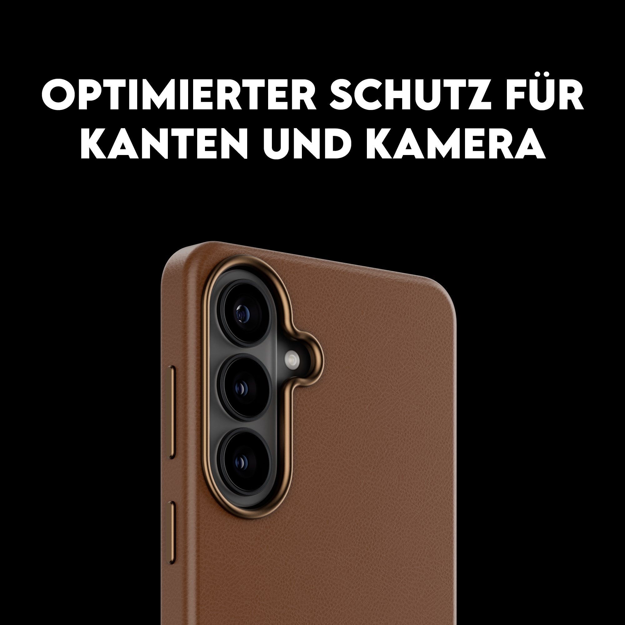 CARE™ by PanzerGlass® Solo Case Braun m. Qi Samsung Galaxy S26+