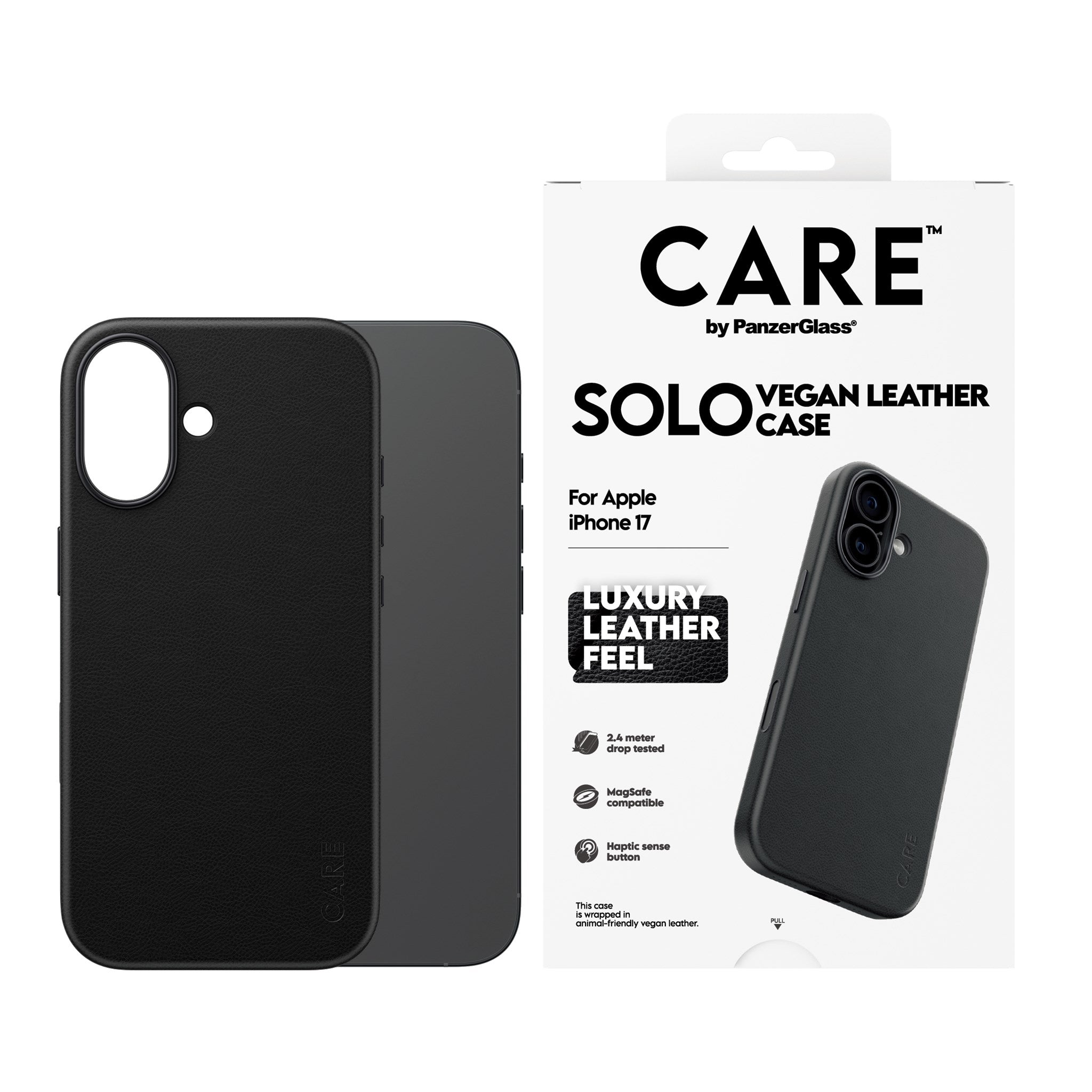 CARE™ by PanzerGlass® Solo Case Schwarz iPhone 17
