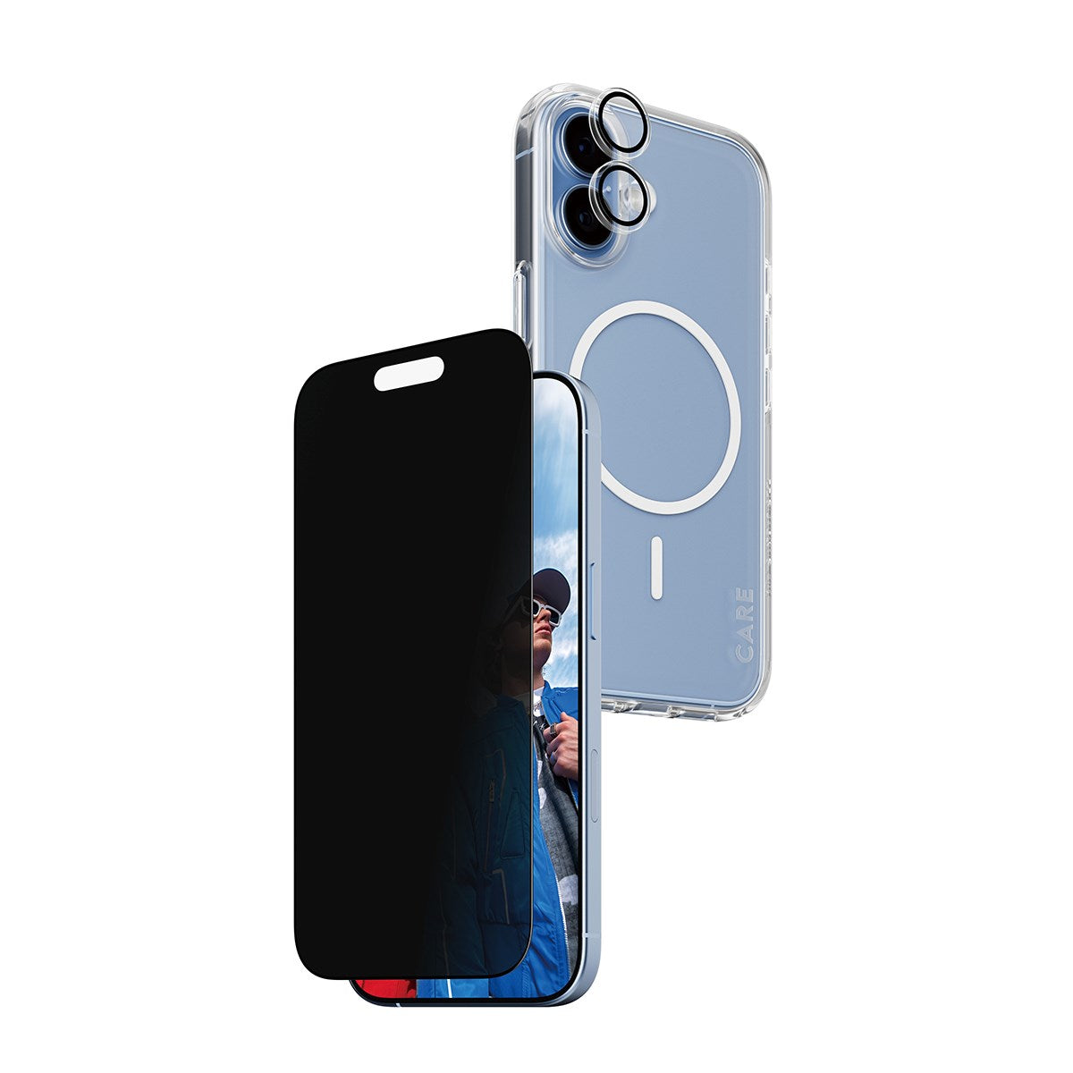 PanzerGlass® | CARE by PanzerGlass® 3-in-1 Privacy Set iPhone 17
