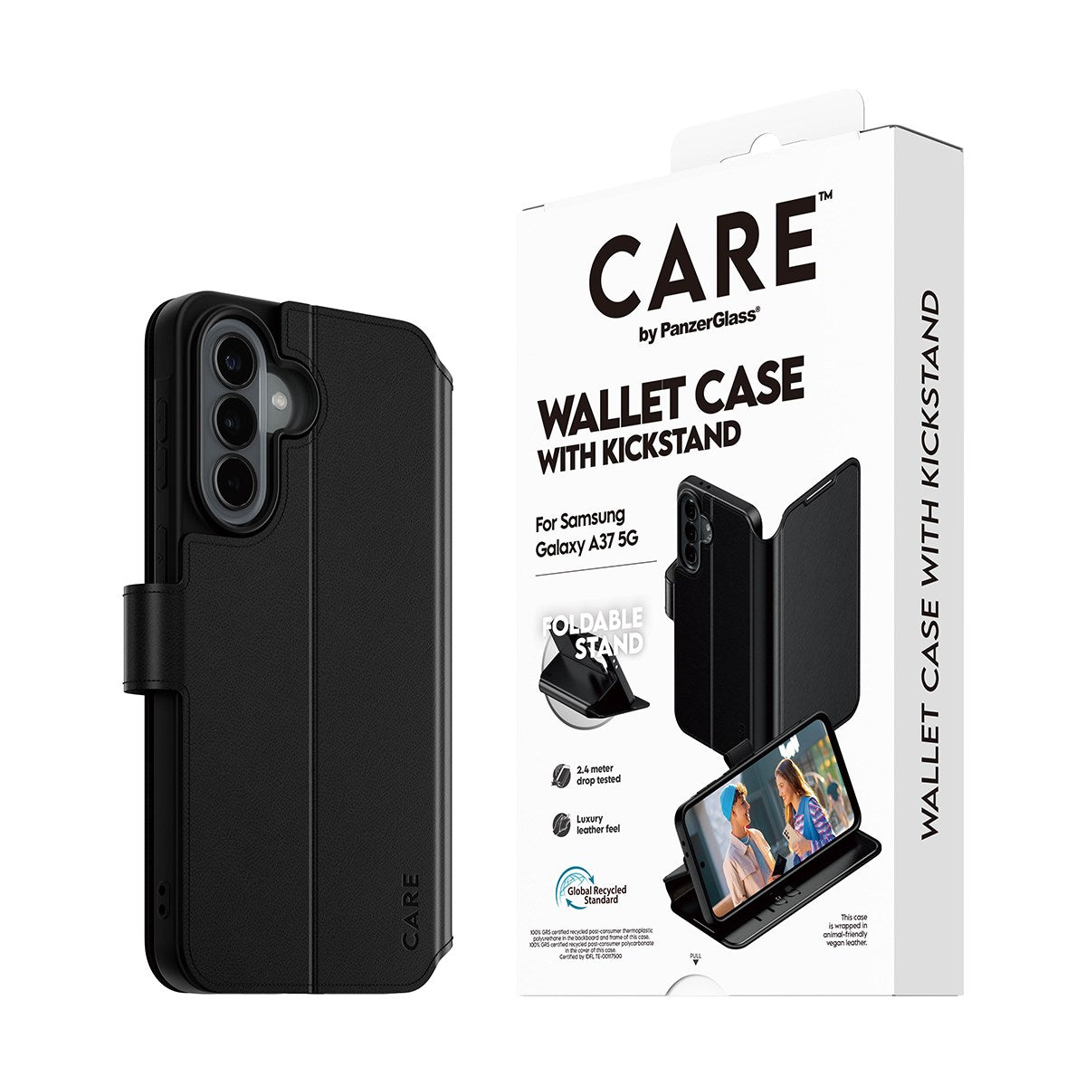 CARE™ by PanzerGlass® Wallet Case m. Kickstand Samsung Galaxy A37 5G