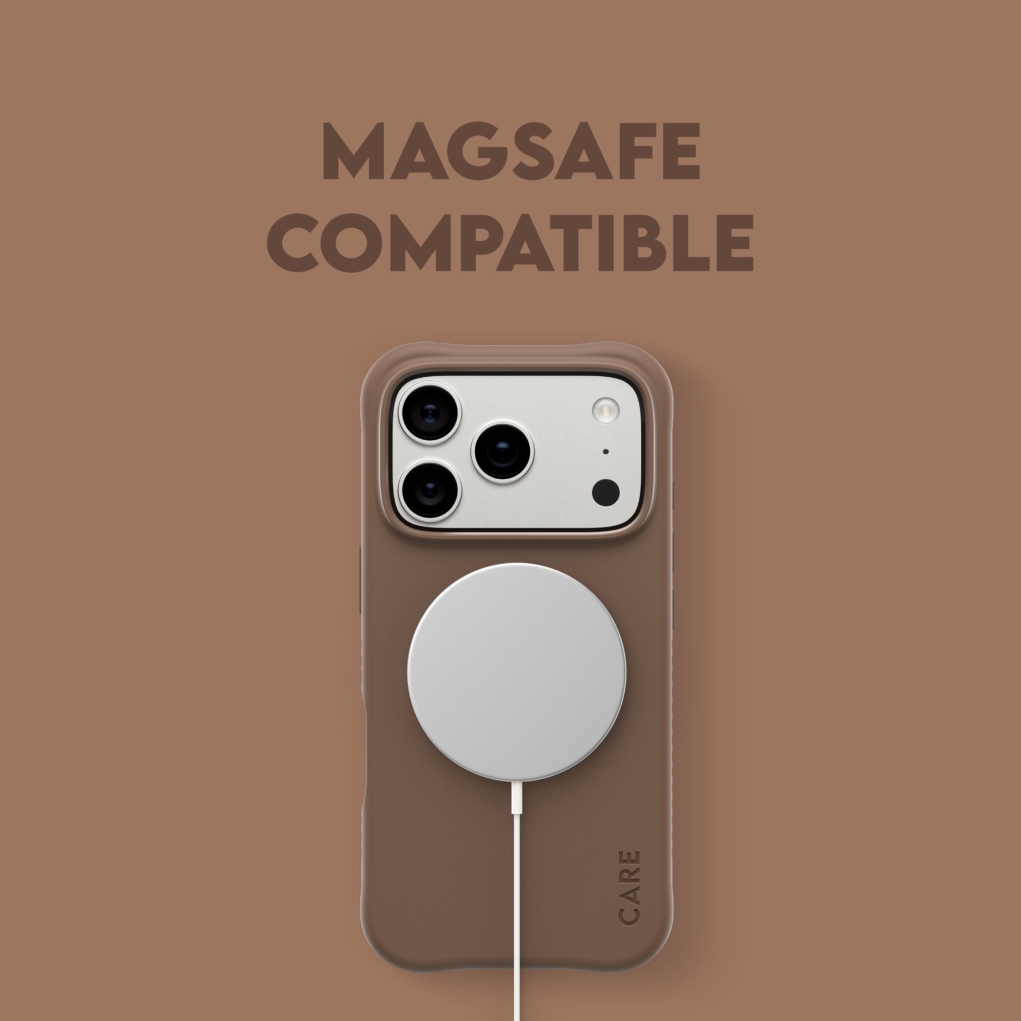 CARE by PanzerGlass® Fashionable Case Samba Espresso m. MagSafe iPhone 17 Pro