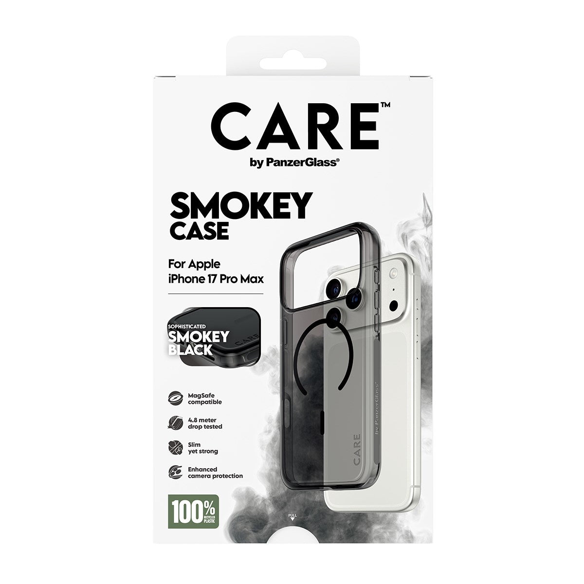 CARE by PanzerGlass® Flagship Case Urban Explorer Smokey m. Schwarz MagSafe iPhone 17 Pro Max