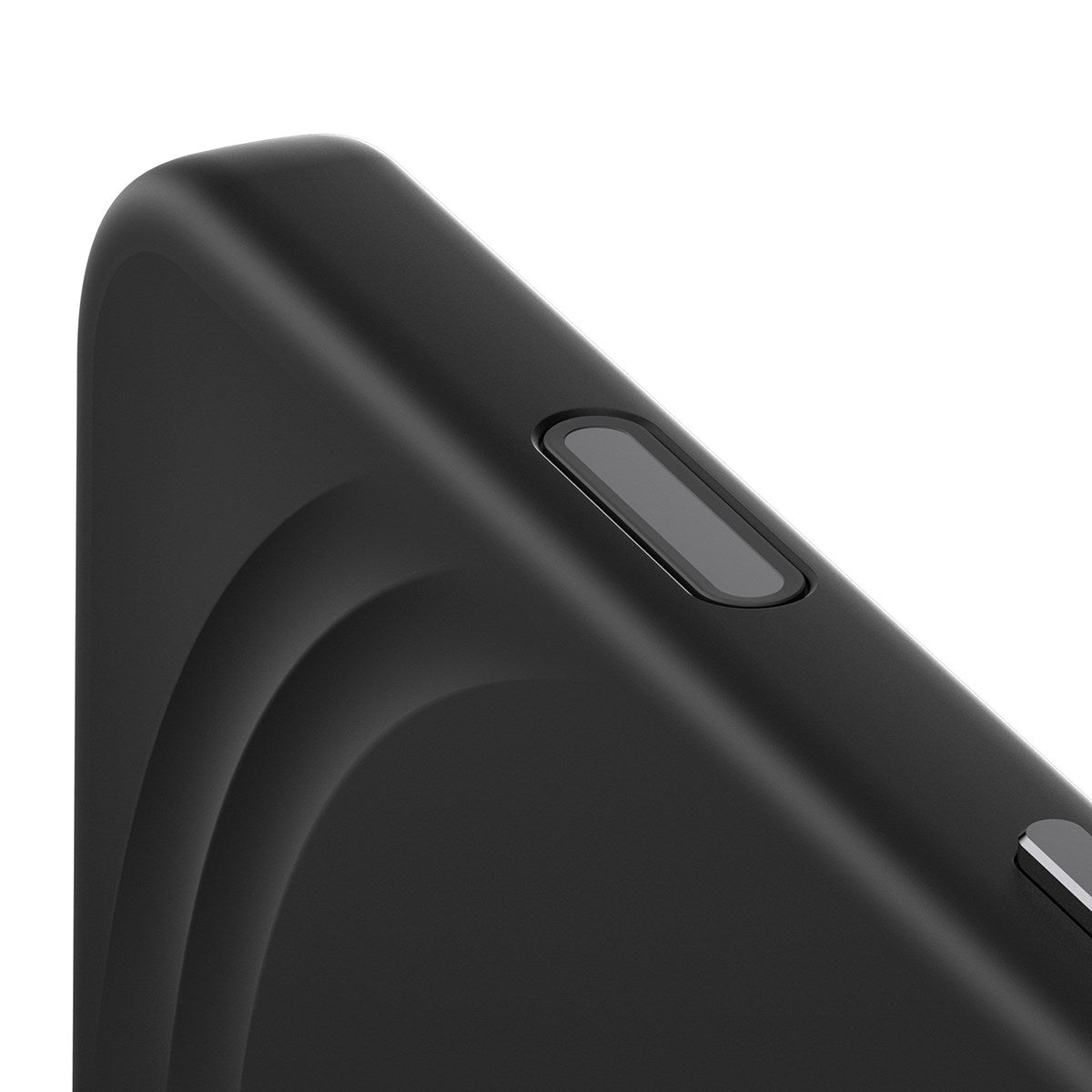 CARE by PanzerGlass® Feature FLOW Case Schwarz m. Cutout for Haptic & MagSafe iPhone 17