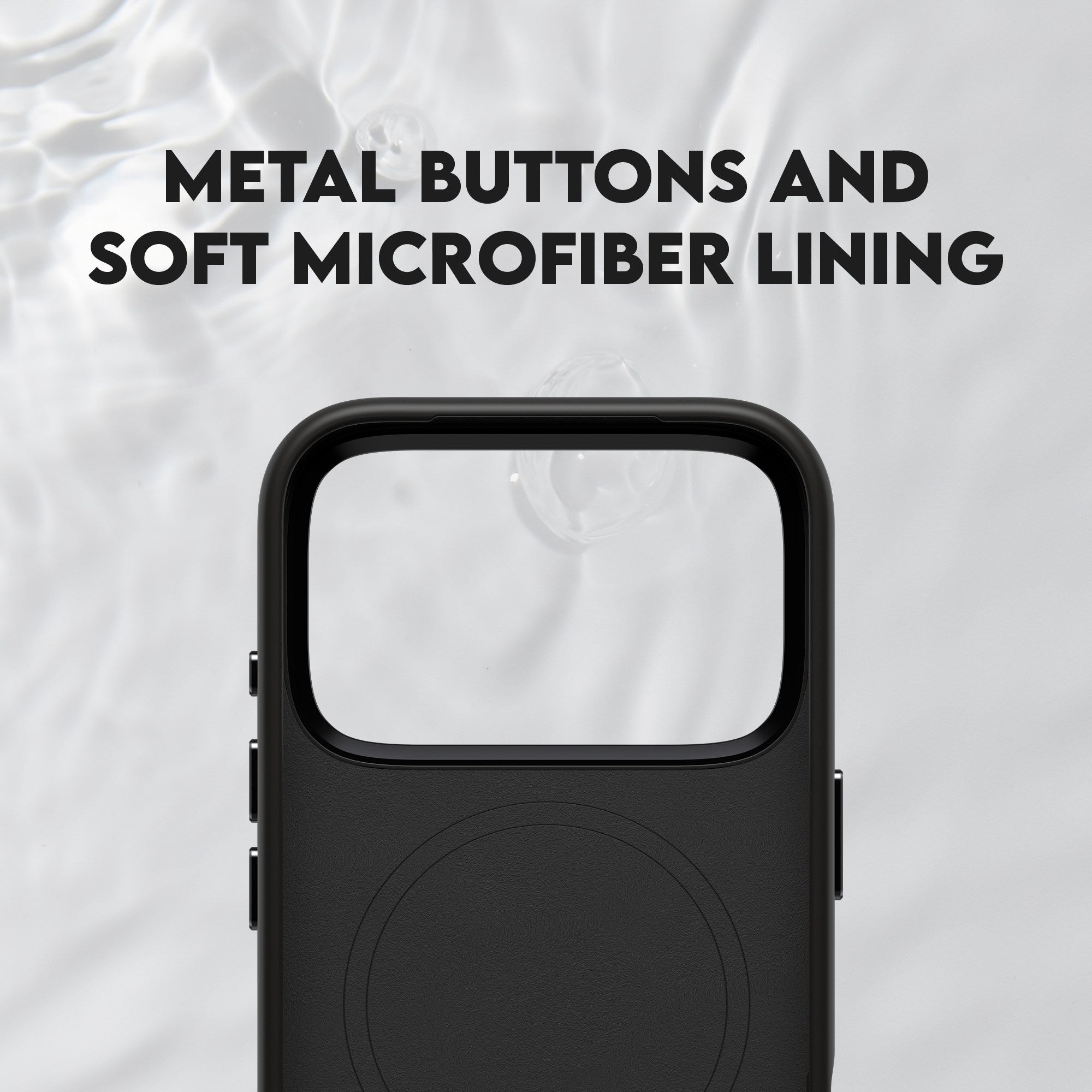 CARE by PanzerGlass® Feature FLOW Case Schwarz m. MagSafe iPhone 17 Pro