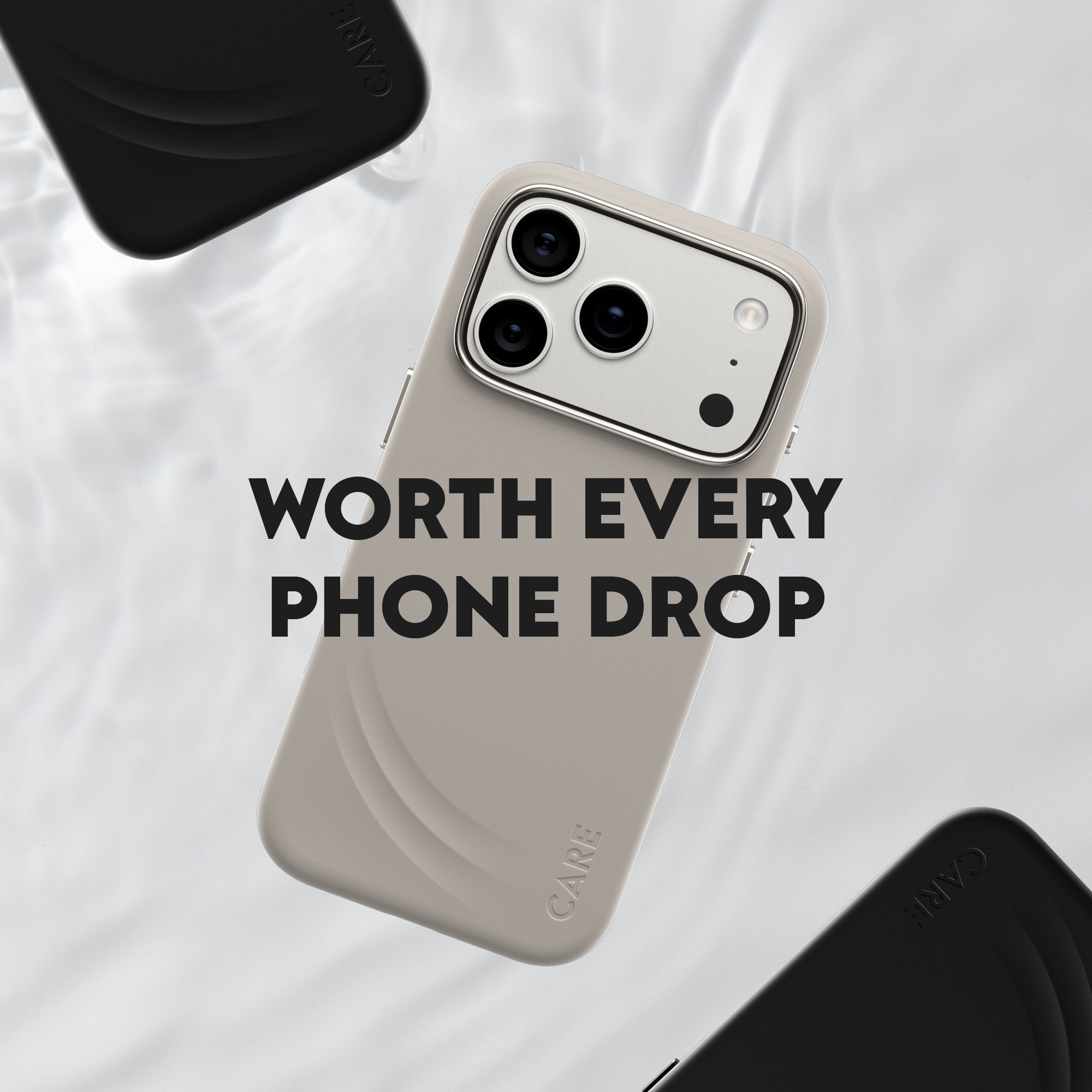 CARE by PanzerGlass® Feature FLOW Case Schwarz m. MagSafe iPhone 17 Pro