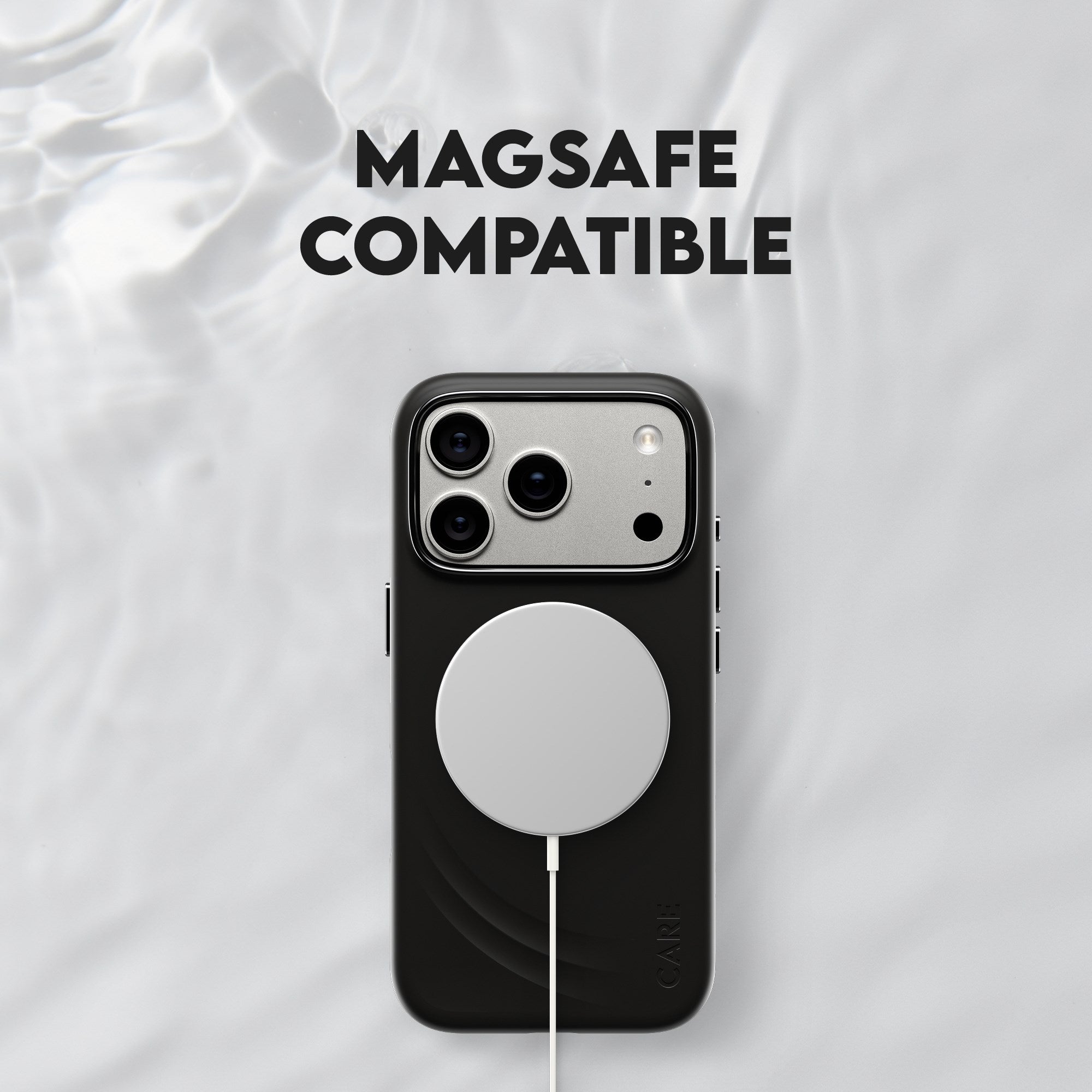 CARE by PanzerGlass® Feature FLOW Case Schwarz m. MagSafe iPhone 17 Pro