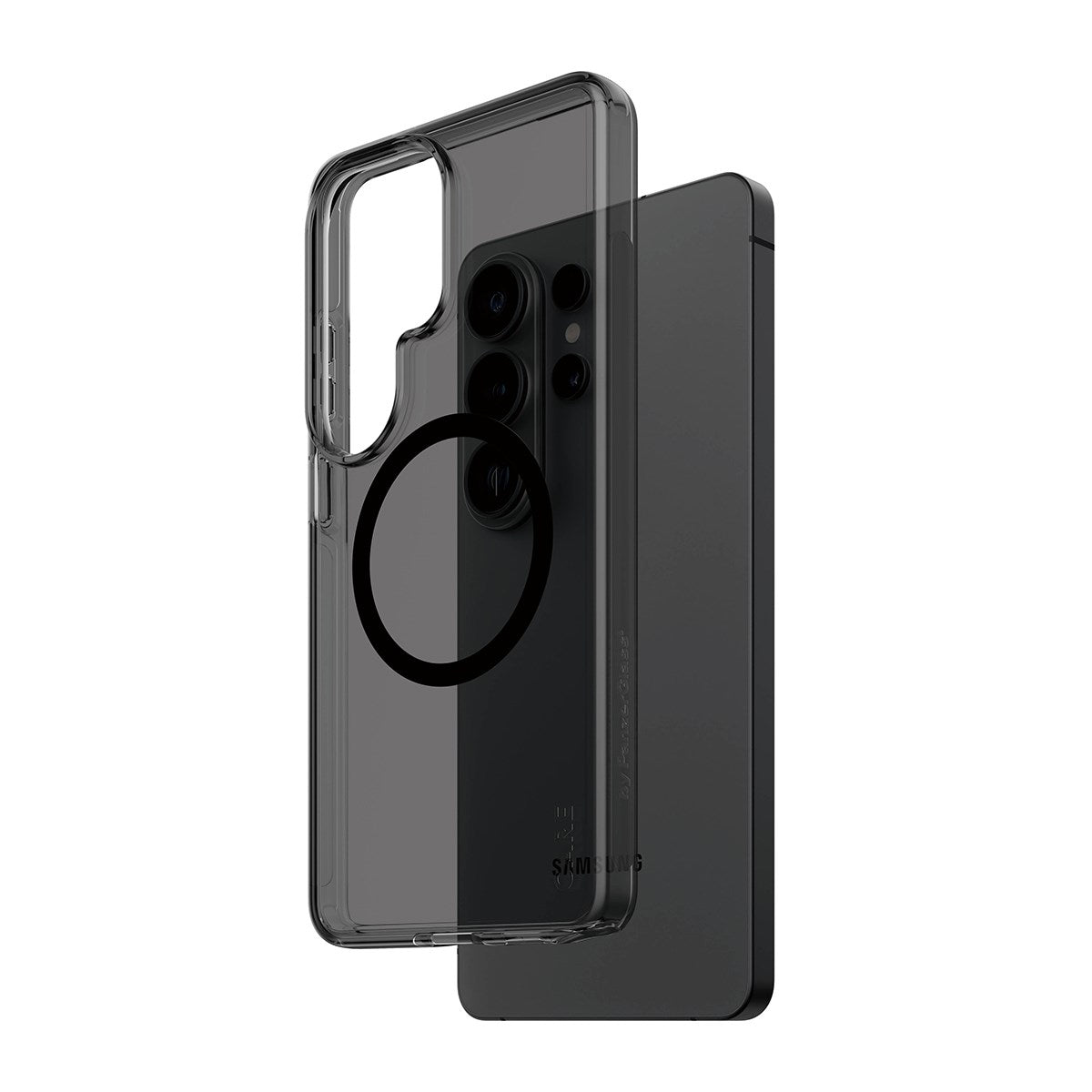 CARE™ by PanzerGlass® Urban Explorer Case Smokey m. Schwarz Qi Samsung Galaxy S26 Ultra