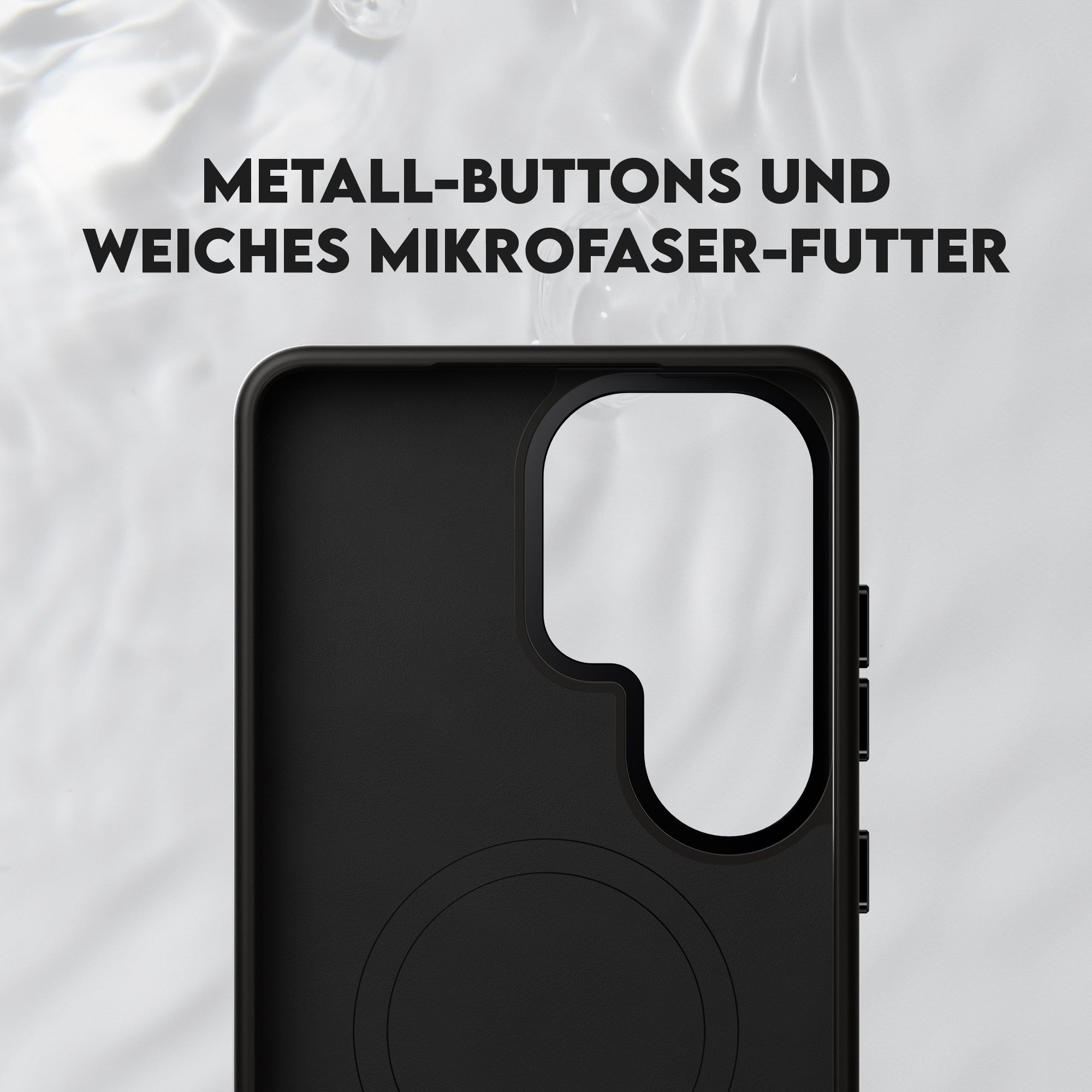 CARE™ by PanzerGlass® Flow Case Schwarz m. Qi Samsung Galaxy S26 Ultra