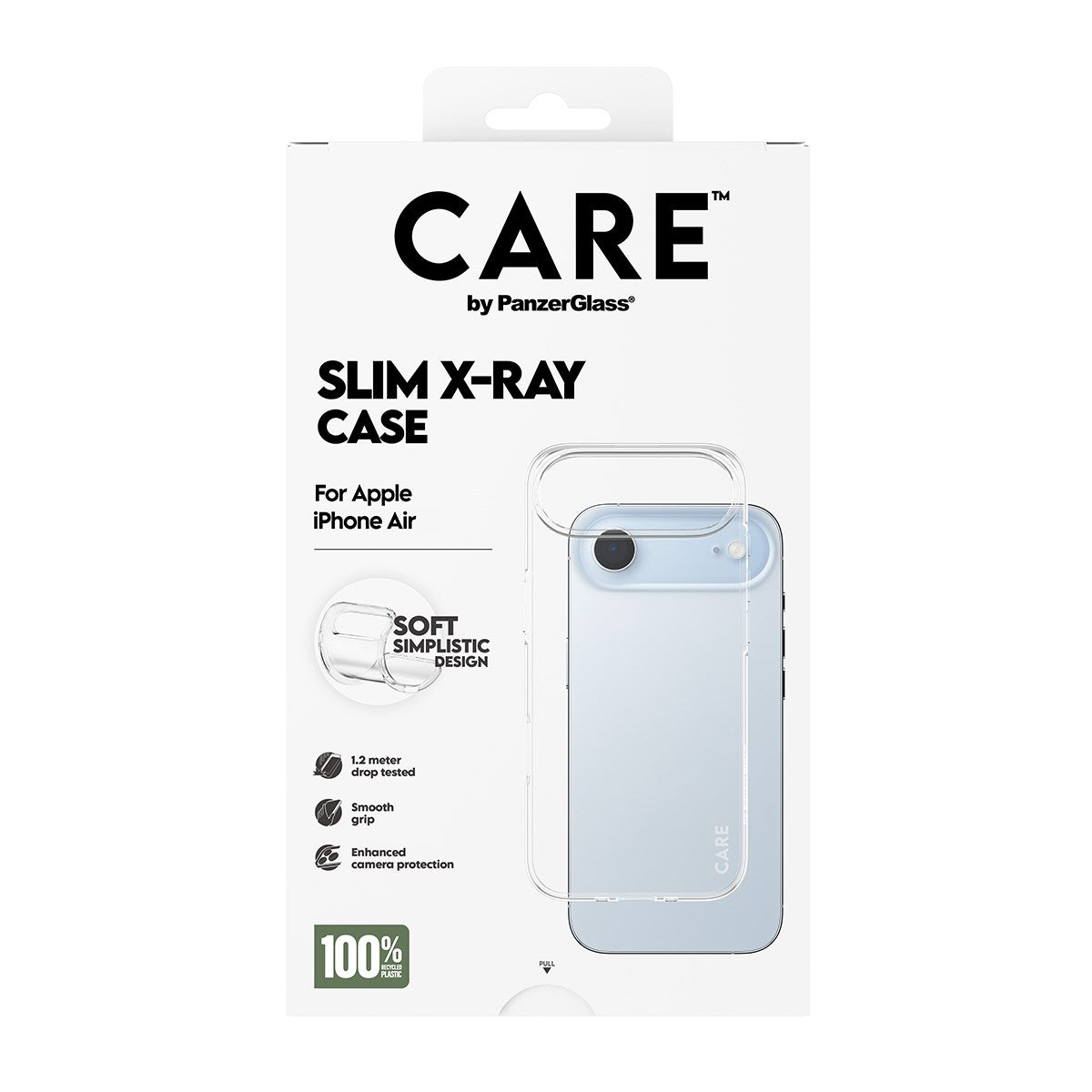 CARE by PanzerGlass® Fashionable Case Transparent X-Ray Soft Basic iPhone Air