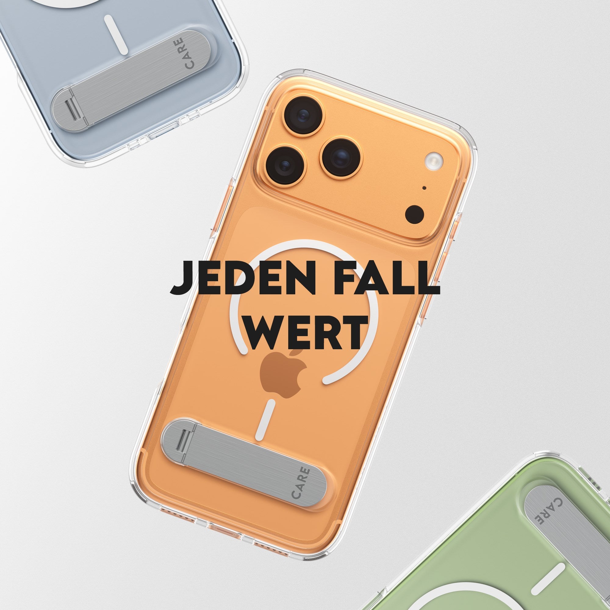 CARE™ by PanzerGlass® Case Transparent m. Kickstand & MagSafe iPhone 17 Pro Max