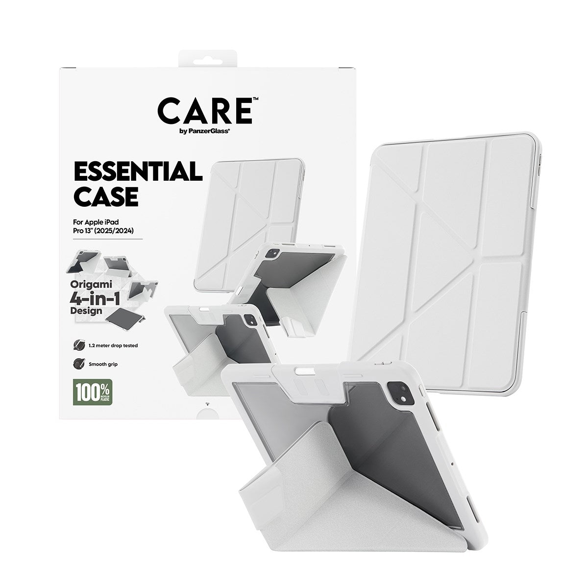 CARE by PanzerGlass® Essential Case Grey iPad Pro 13