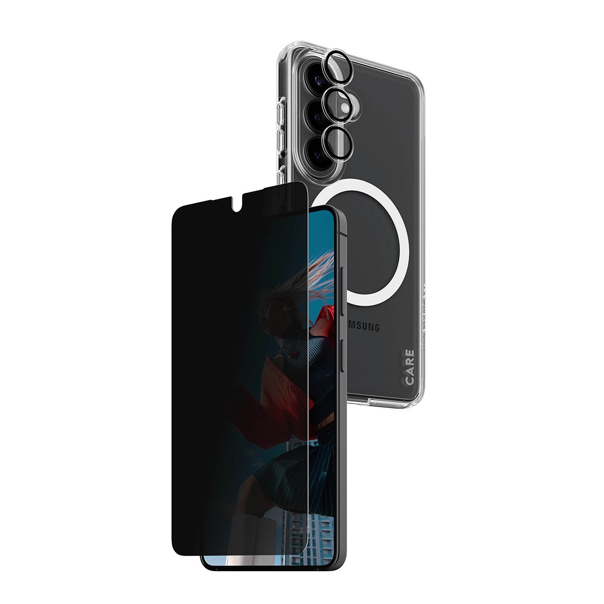 PanzerGlass® | CARE™ by PanzerGlass® Privacy 3-in-1 Set Samsung Galaxy S26