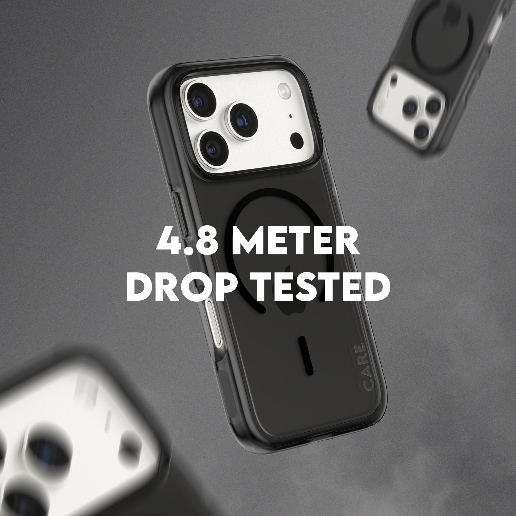 CARE by PanzerGlass® Flagship Case Urban Explorer Smokey m. Schwarz MagSafe iPhone 17 Pro