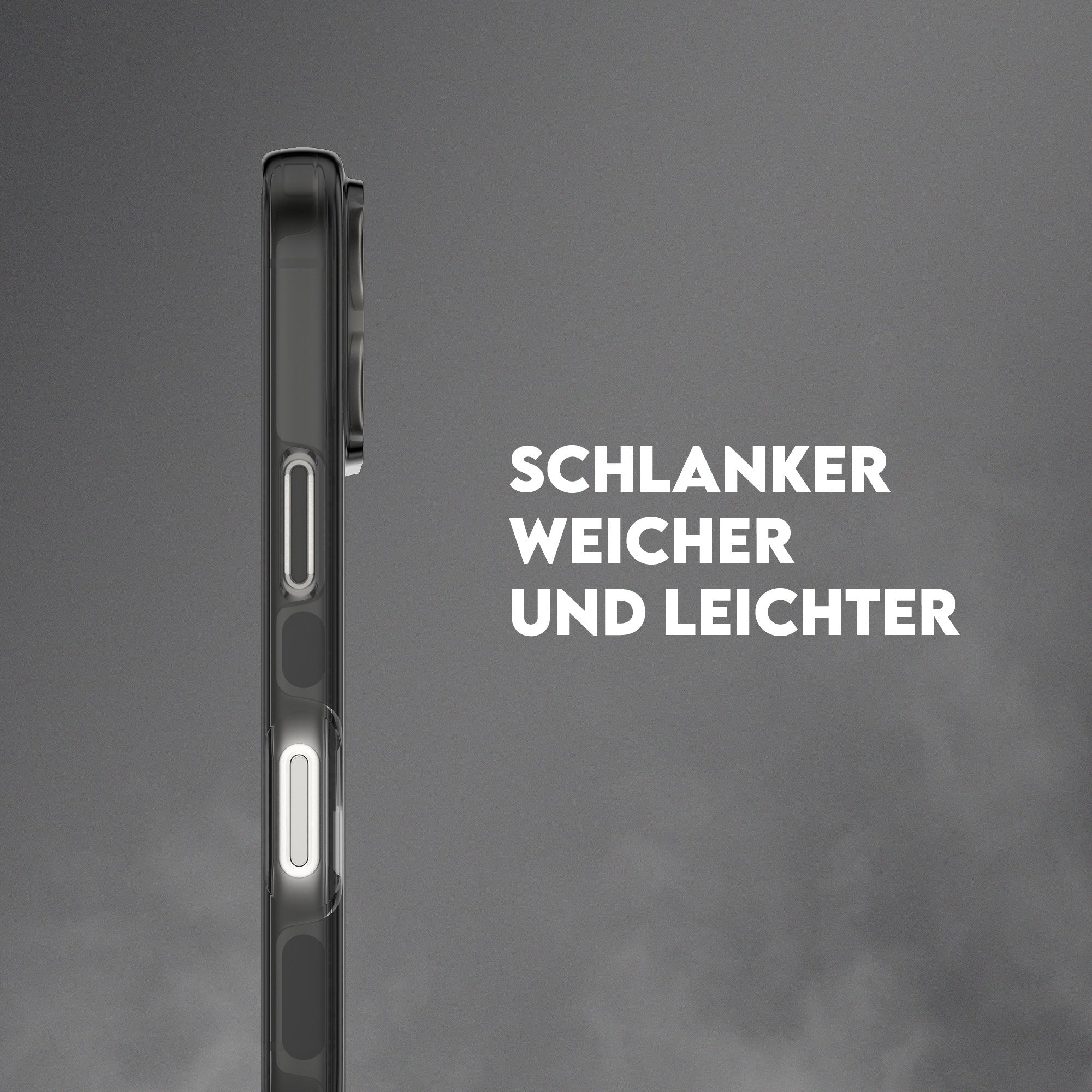 CARE™ by PanzerGlass® Urban Explorer Case Smokey m. Schwarz MagSafe iPhone 17 Pro