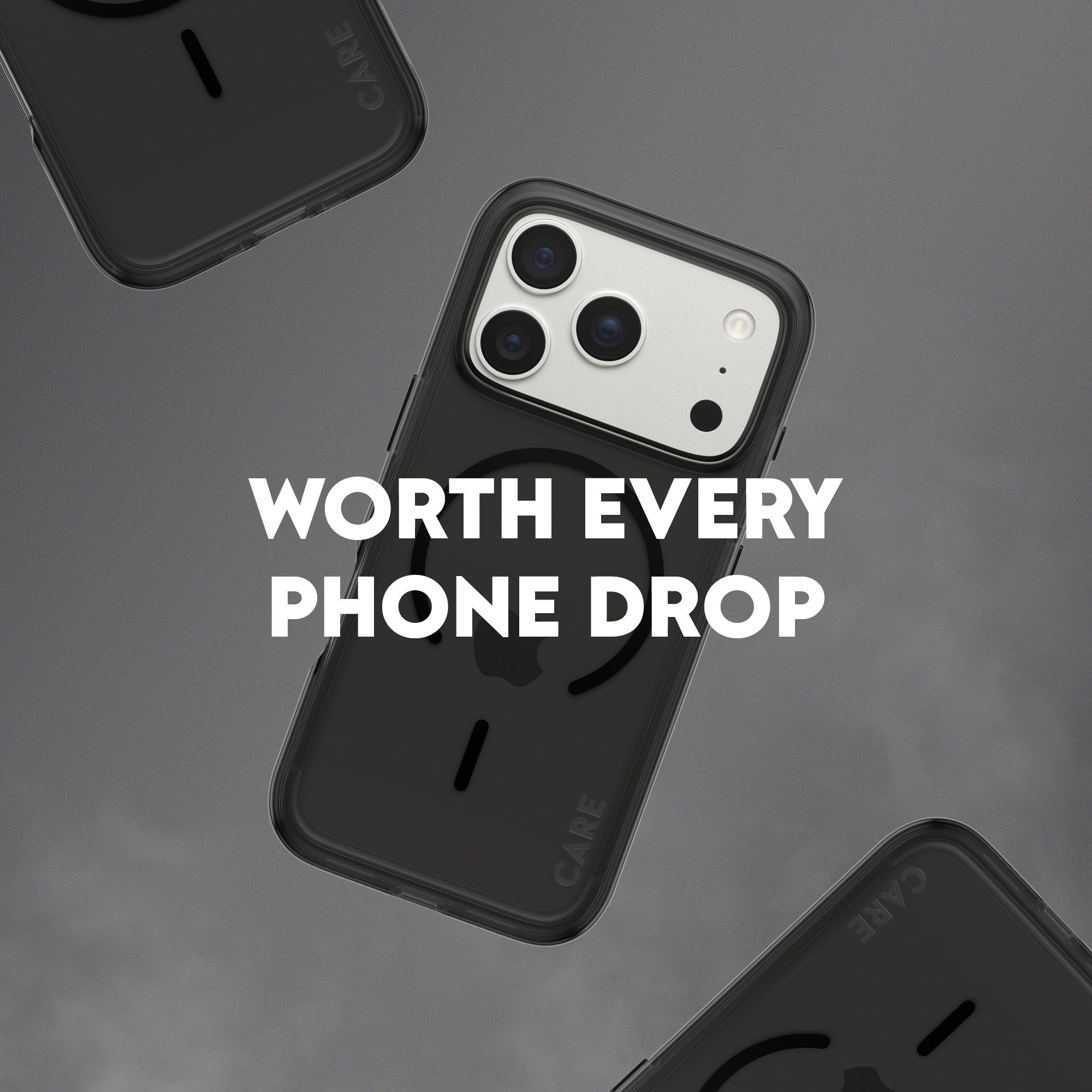 CARE by PanzerGlass® Flagship Case Urban Explorer Smokey m. Schwarz MagSafe iPhone 17 Pro