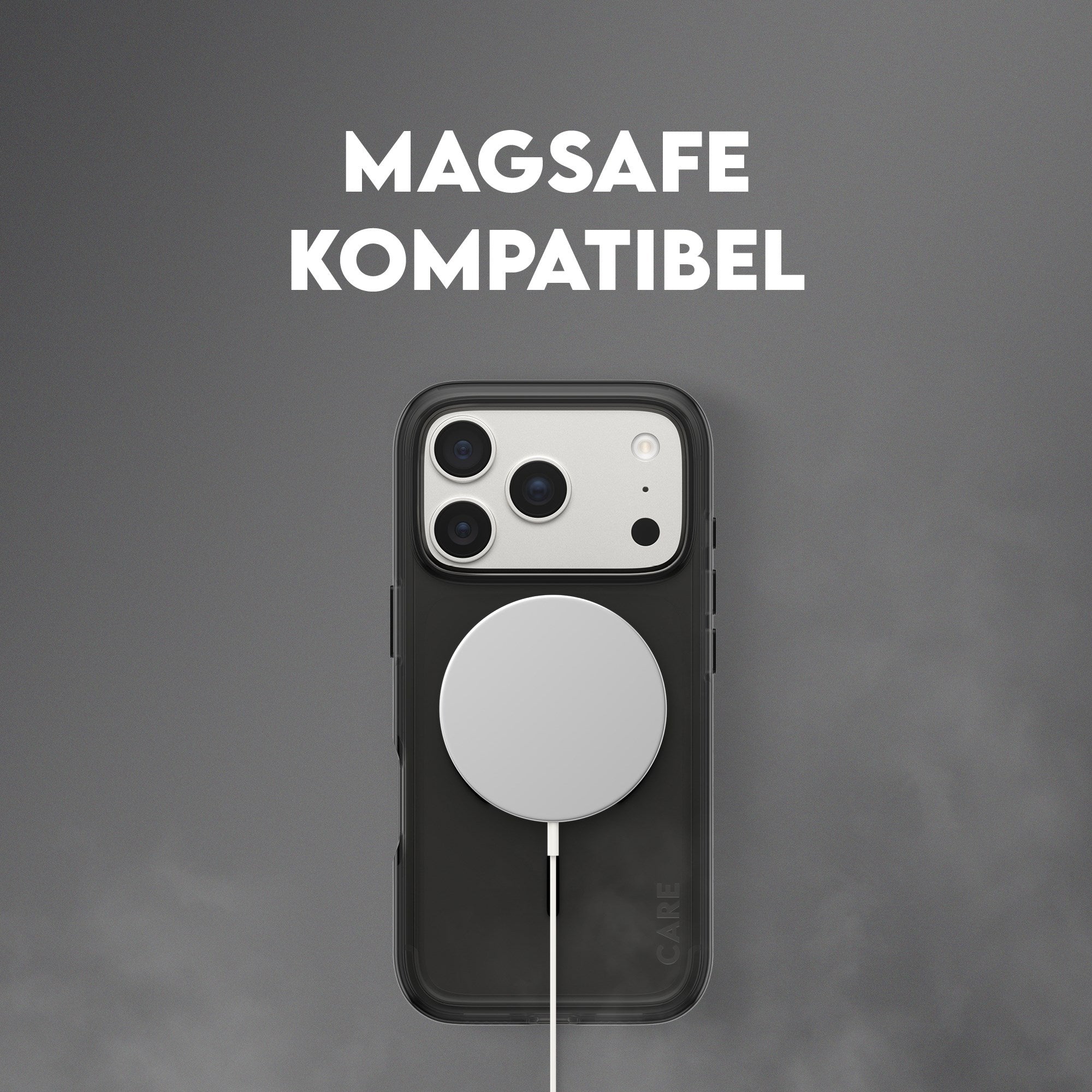 CARE™ by PanzerGlass® Urban Explorer Case Smokey m. Schwarz MagSafe iPhone 17 Pro
