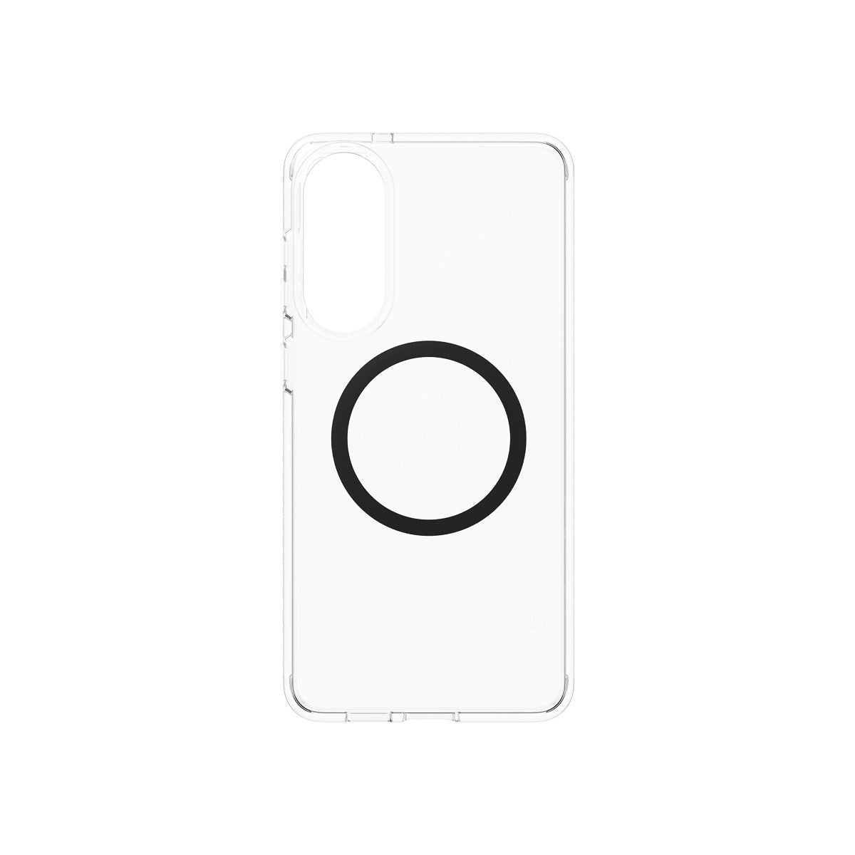 CARE by PanzerGlass® Flagship Case Transparent Urban Combat m. Schwarz Qi Compatible Samsung S25 Edge