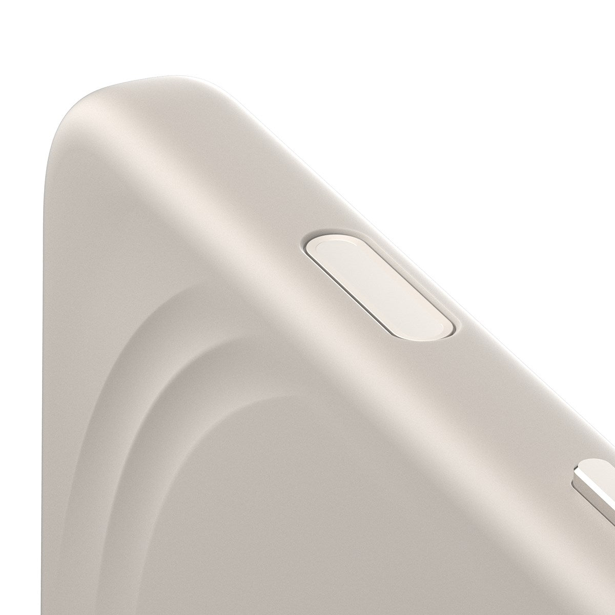 CARE by PanzerGlass® Feature FLOW Case Vanilla m. Cutout for Haptic & MagSafe iPhone 17 Pro