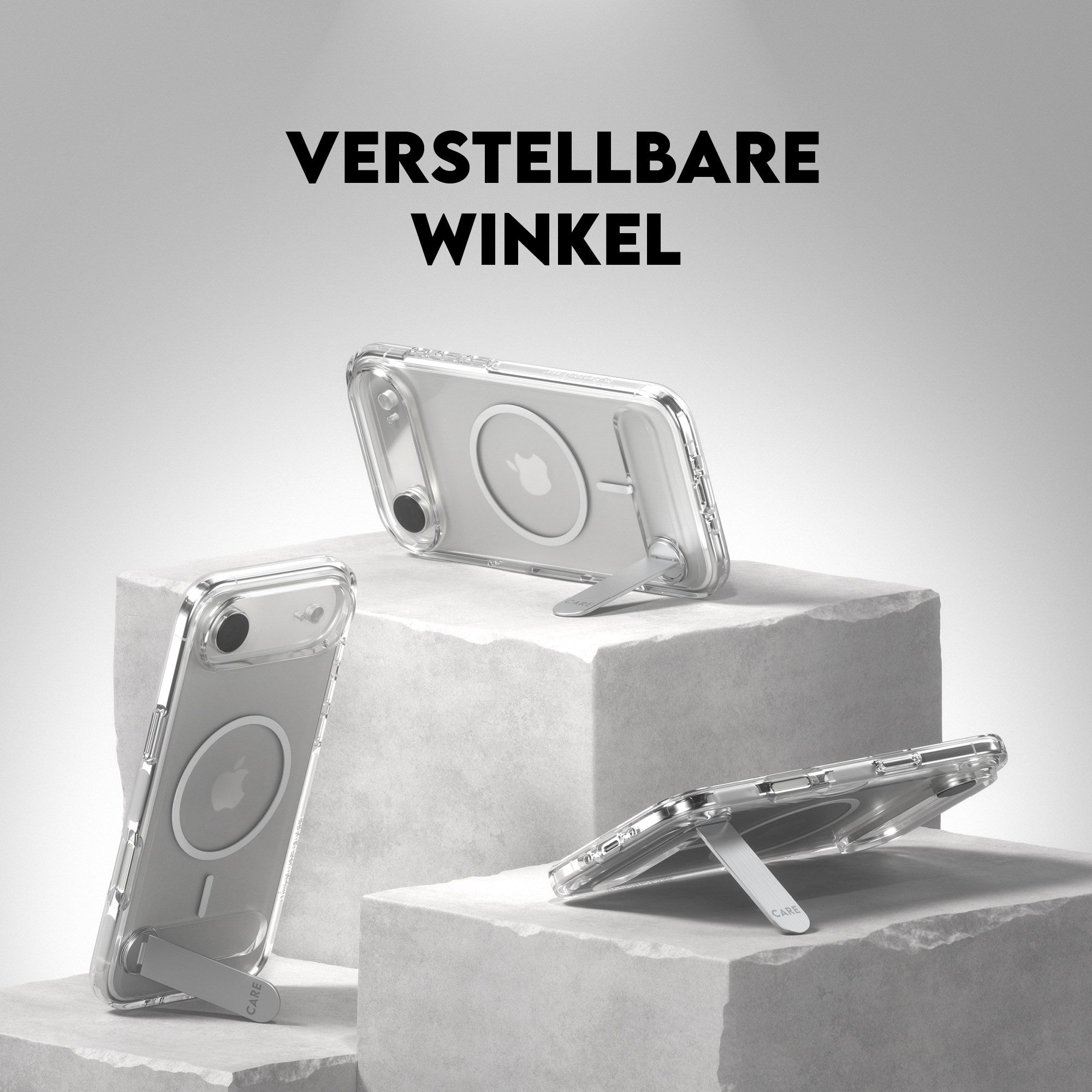 CARE™ by PanzerGlass® Case Transparent m. Kickstand & MagSafe iPhone Air