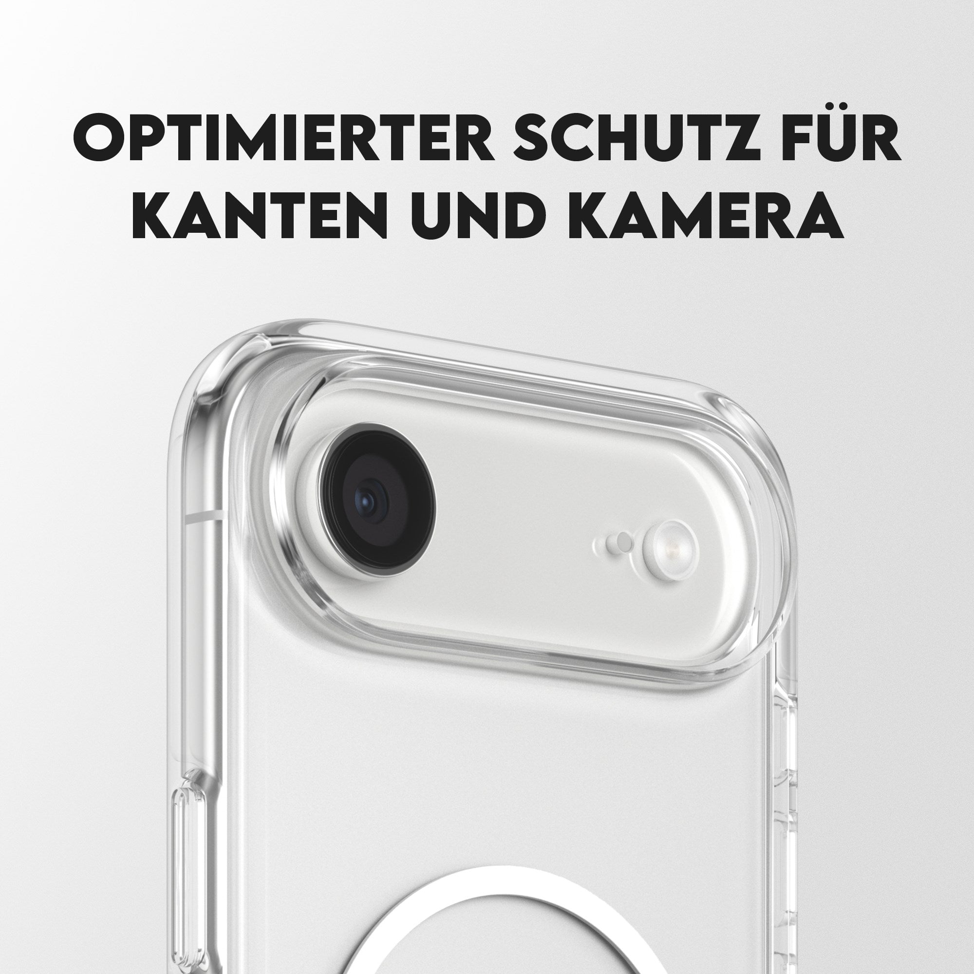 CARE™ by PanzerGlass® Case Transparent m. Kickstand & MagSafe iPhone Air