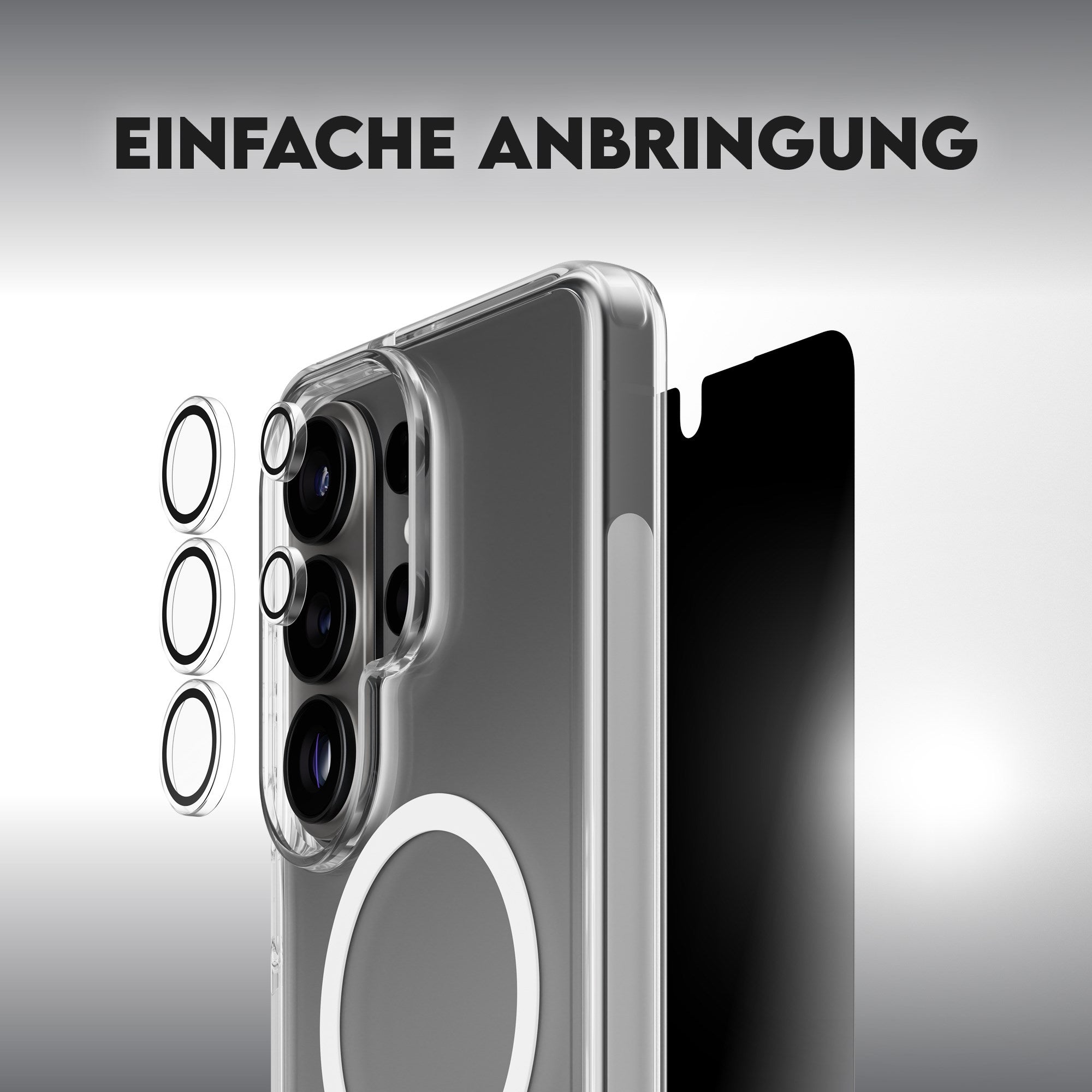 PanzerGlass® | CARE™ by PanzerGlass® Privacy 3-in-1 Set Samsung Galaxy S26 Ultra