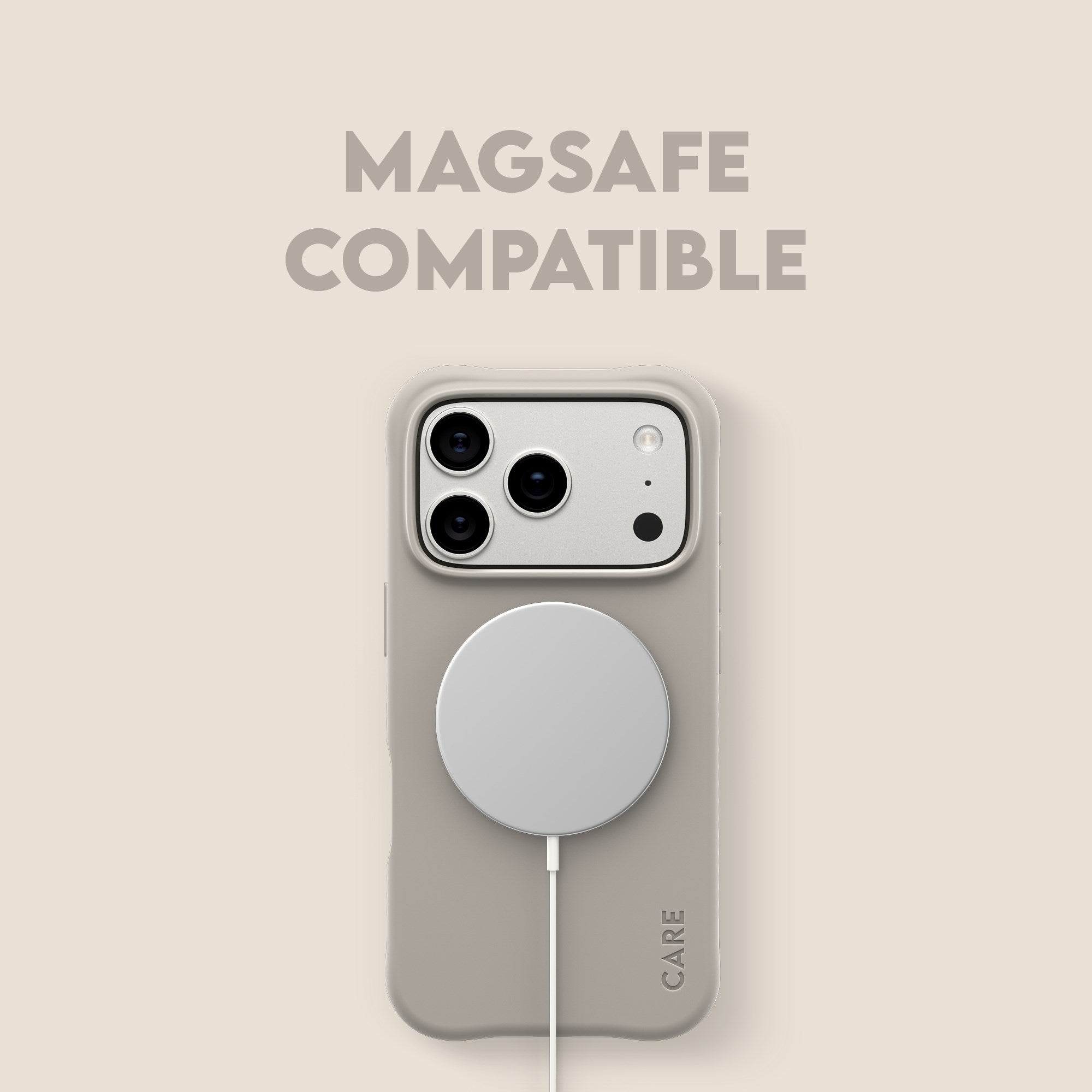 CARE by PanzerGlass® Fashionable Case Samba Vanilla m. MagSafe iPhone 17 Pro
