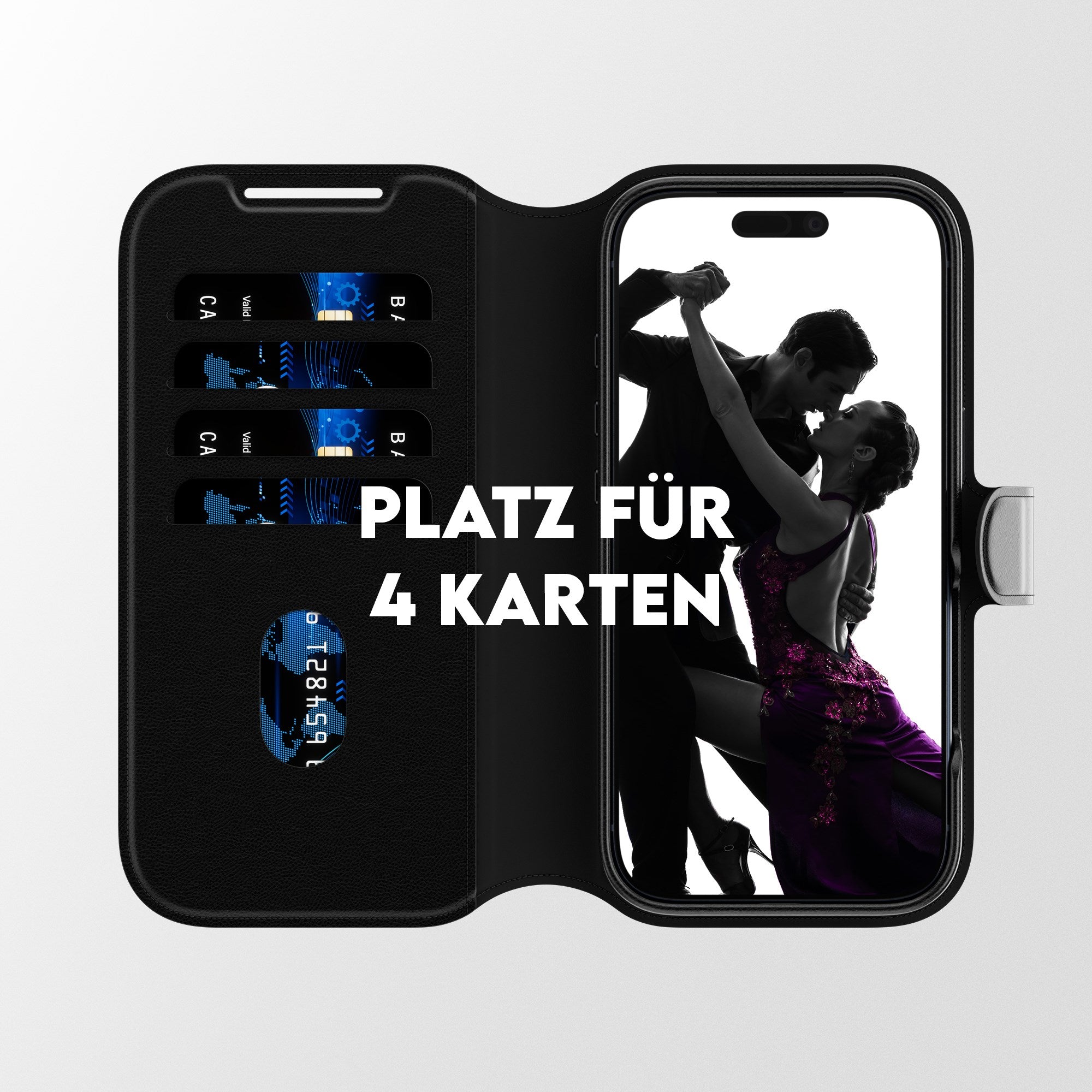 CARE™ by PanzerGlass® Case Tango 2-in-1 Wallet m. MagSafe iPhone 17 Pro