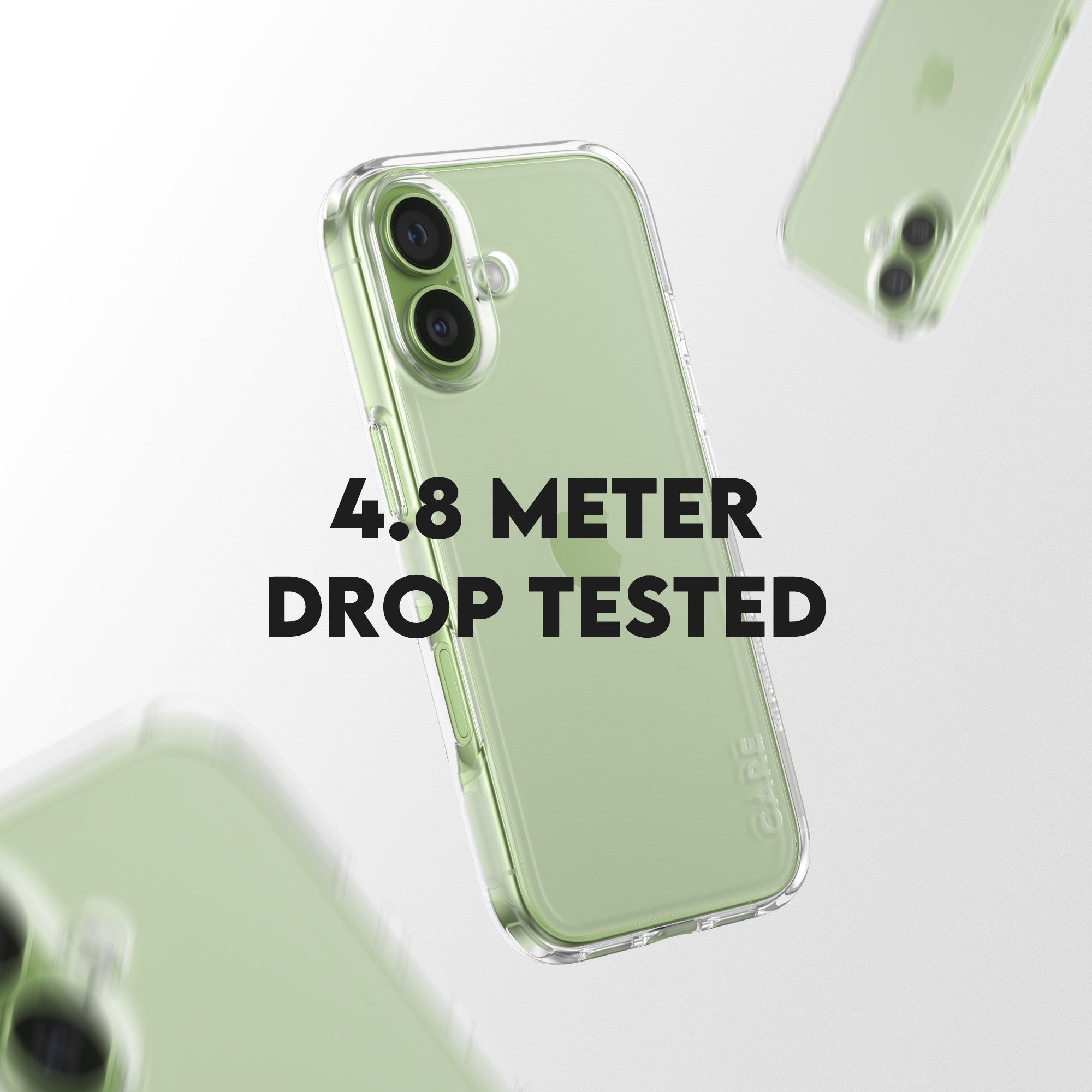 CARE by PanzerGlass® Flagship Case Transparent Urban Explorer m. Klarer Rahmen iPhone 17