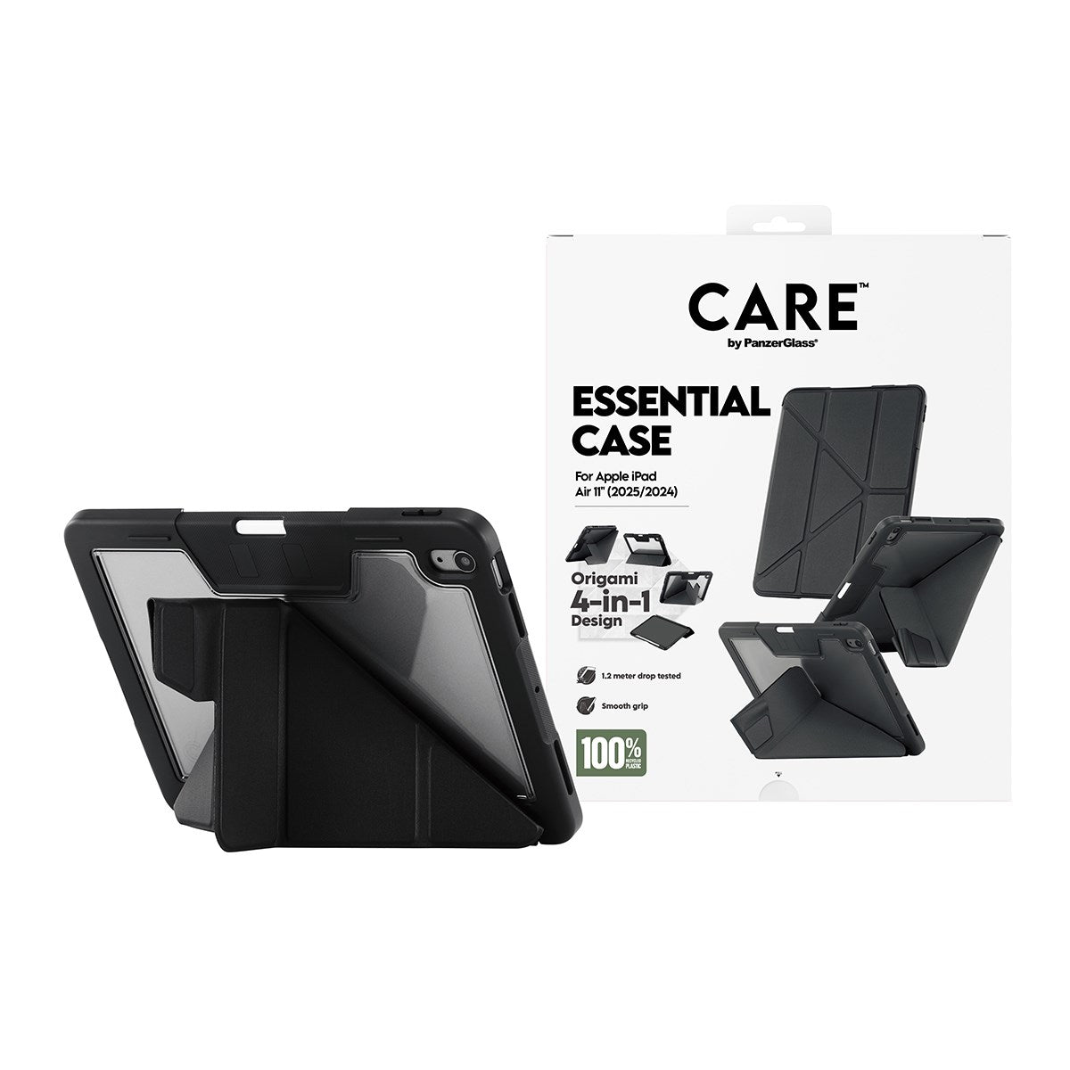 CARE by PanzerGlass® TPU Essential Case Schwarz iPad Air 11
