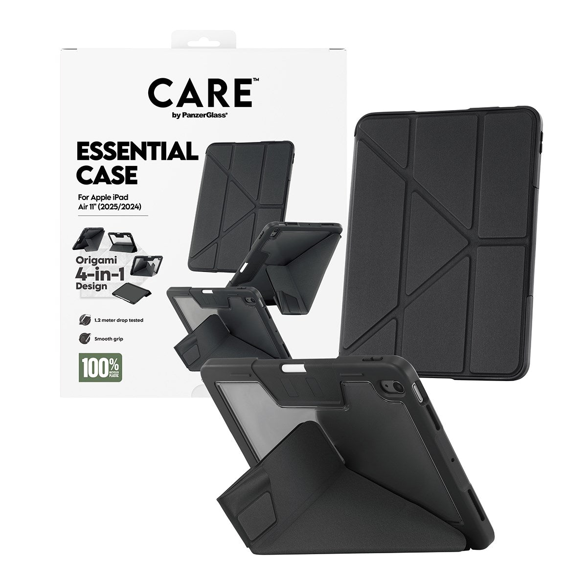CARE by PanzerGlass® TPU Essential Case Schwarz iPad Air 11