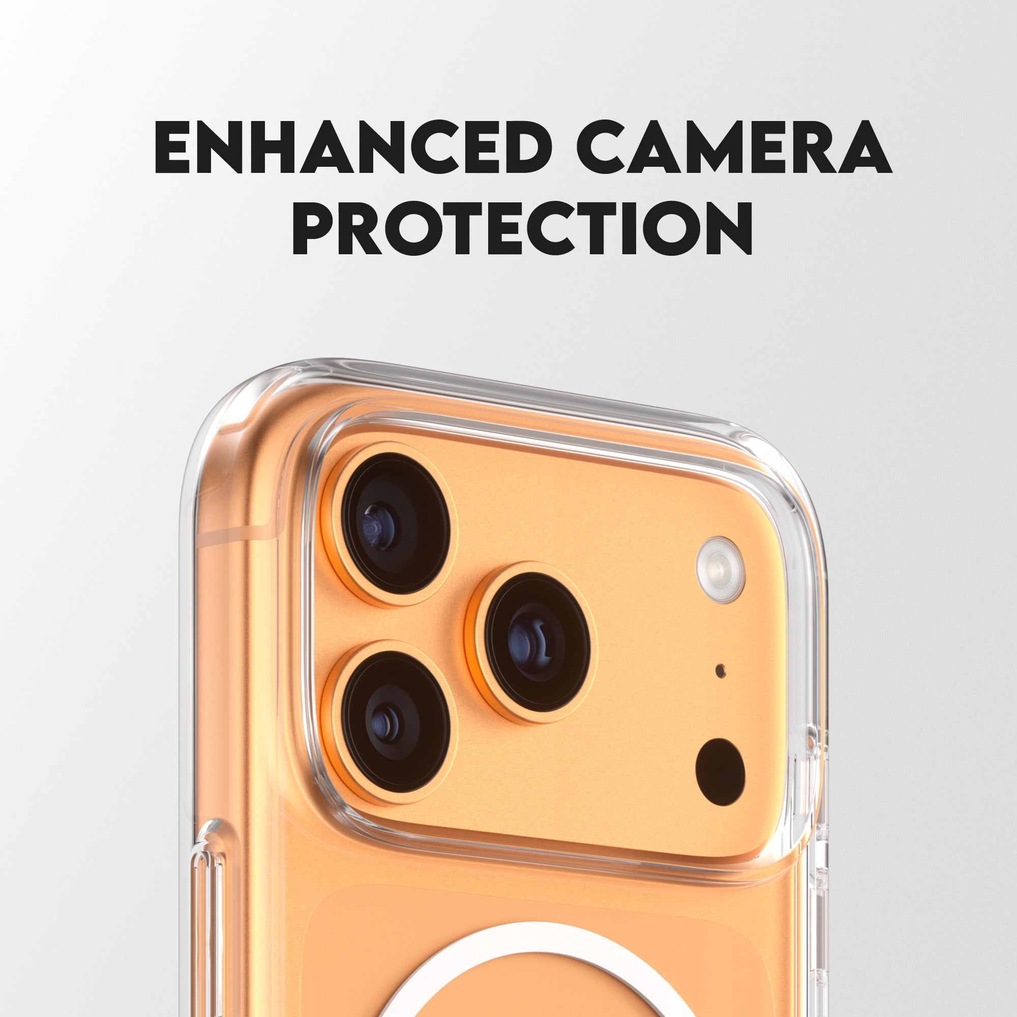 CARE by PanzerGlass® Feature Case Transparent m. Kickstand & MagSafe iPhone 17 Pro