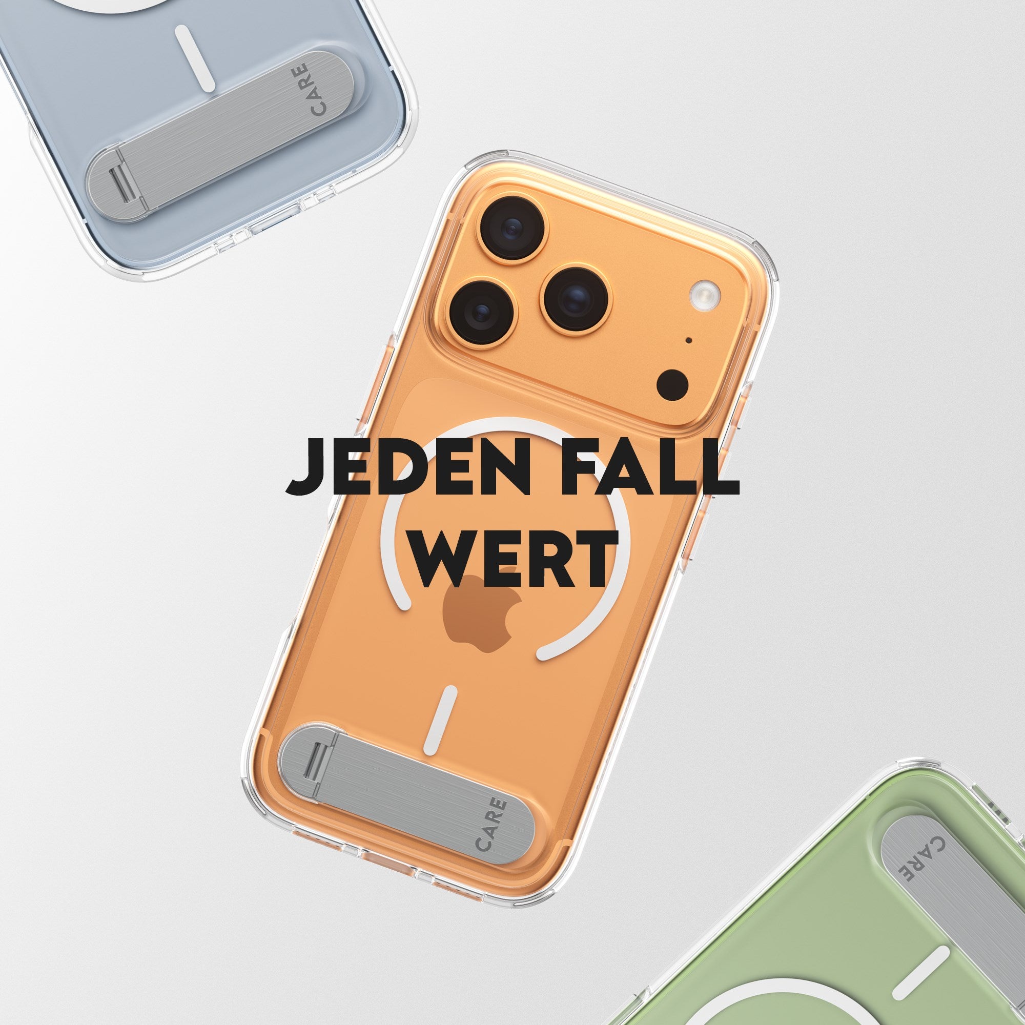 CARE™ by PanzerGlass® Case Transparent m. Kickstand & MagSafe iPhone 17 Pro