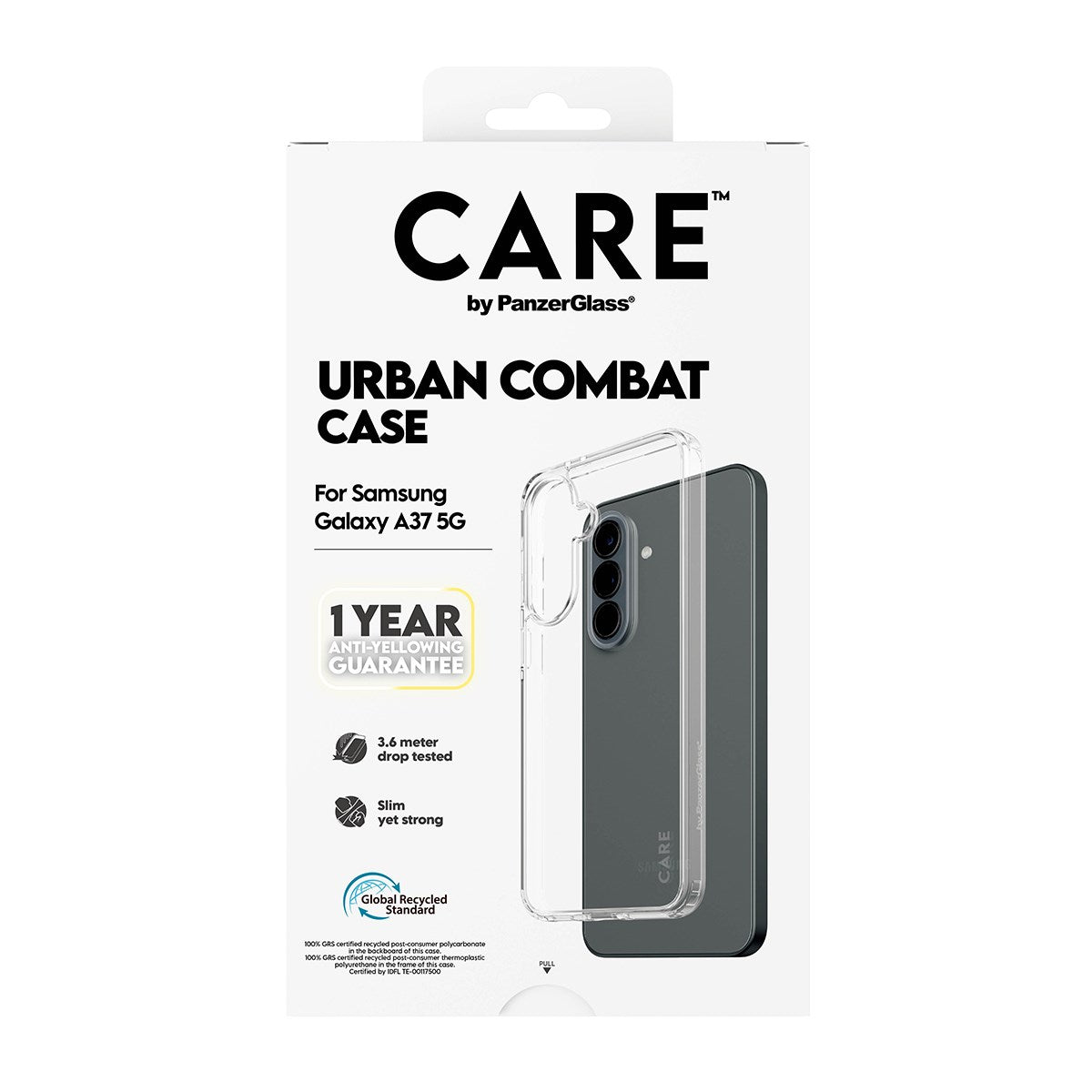 CARE™ by PanzerGlass® Urban Combat Case Transparent Samsung Galaxy A37 5G