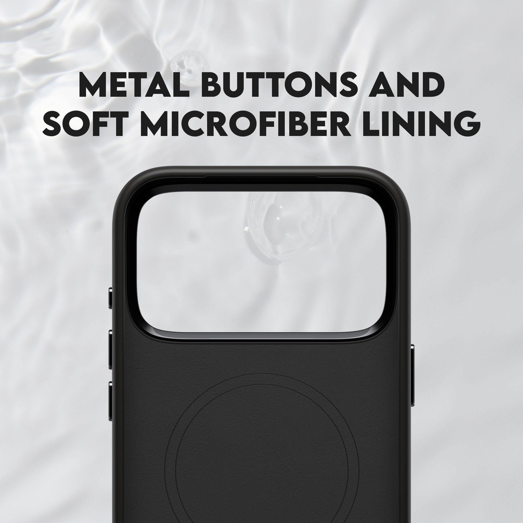 CARE by PanzerGlass® Feature FLOW Case Schwarz m. MagSafe iPhone 17 Pro Max