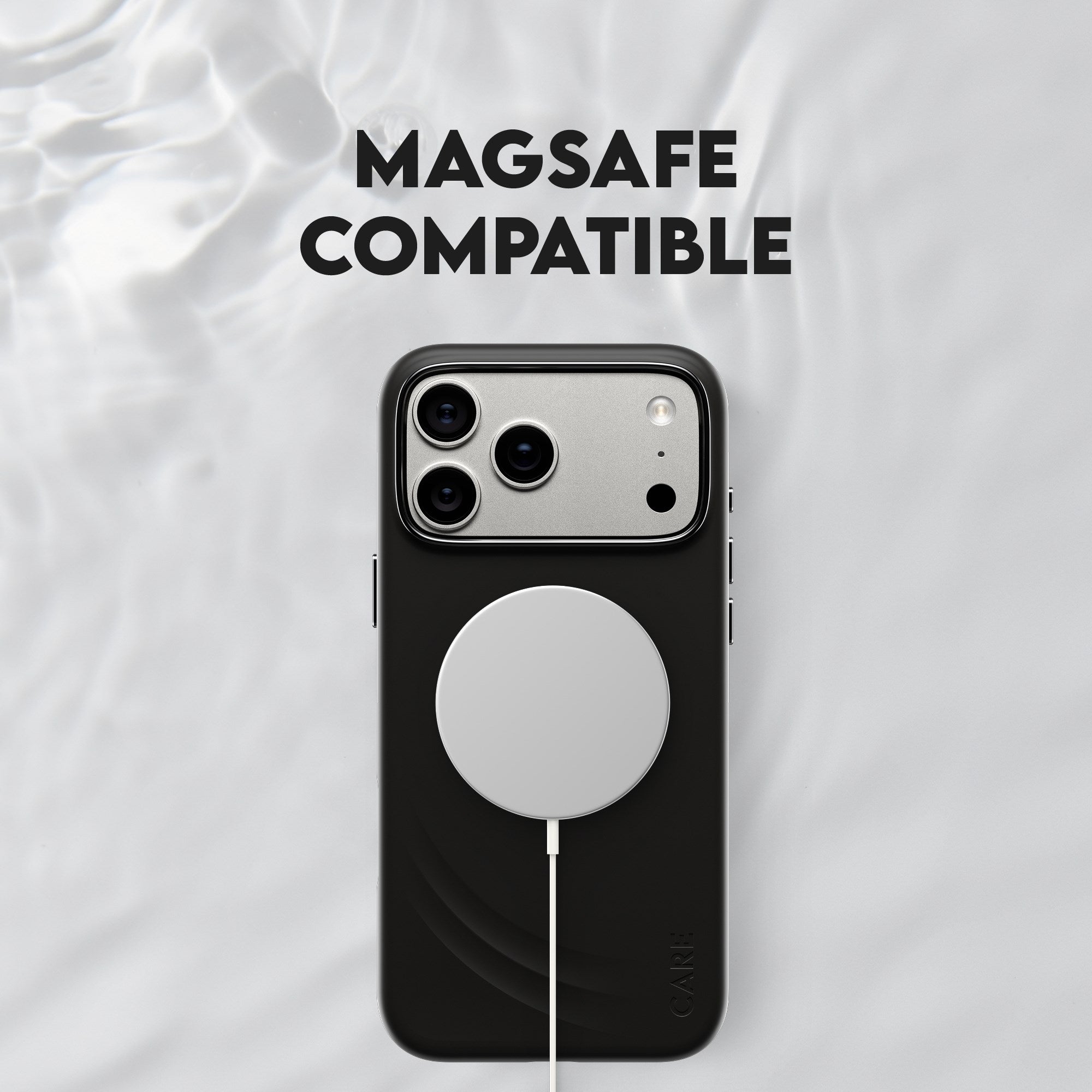 CARE by PanzerGlass® Feature FLOW Case Schwarz m. MagSafe iPhone 17 Pro Max