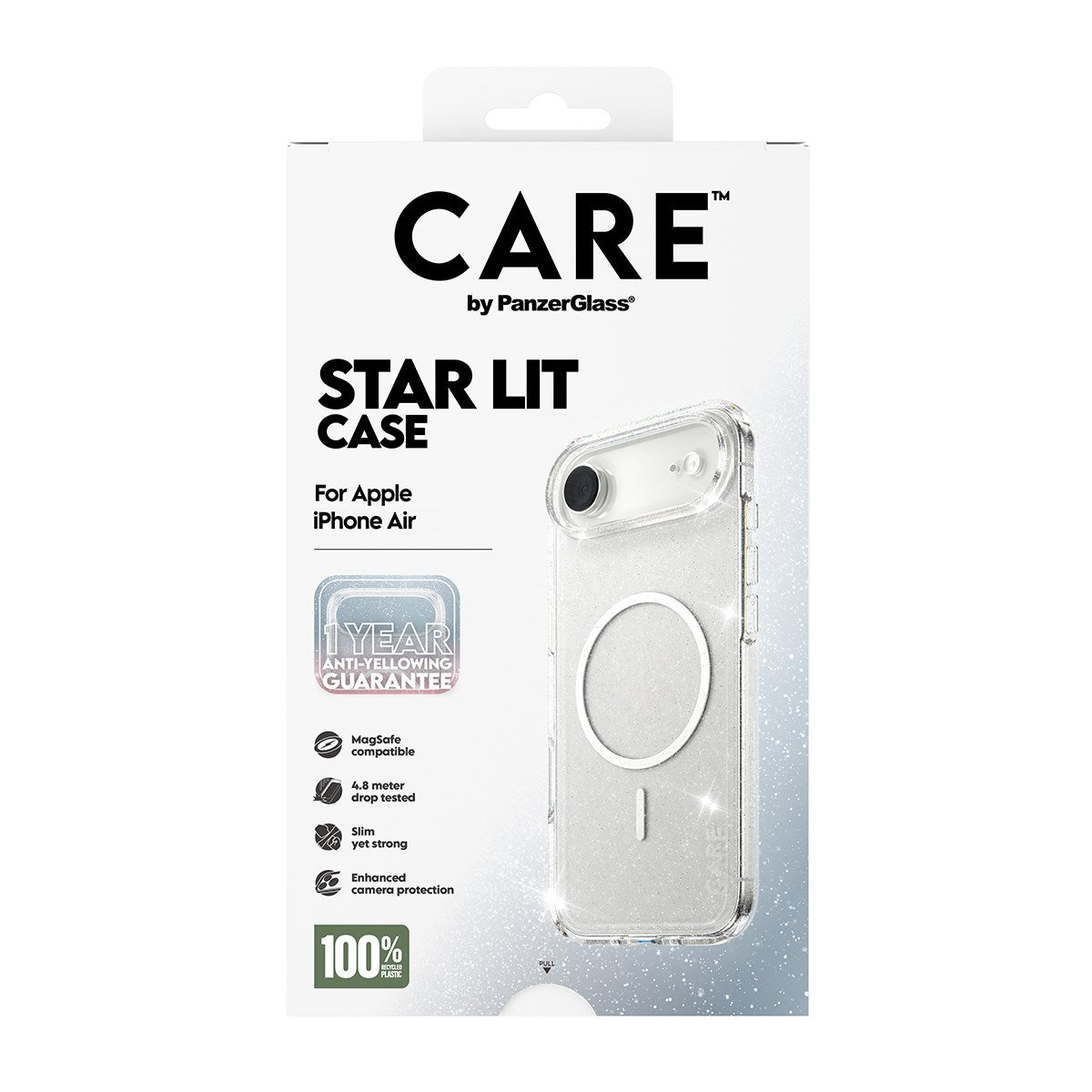 CARE by PanzerGlass® Flagship Case Urban Explorer Star Lit m. Weiß MagSafe iPhone Air