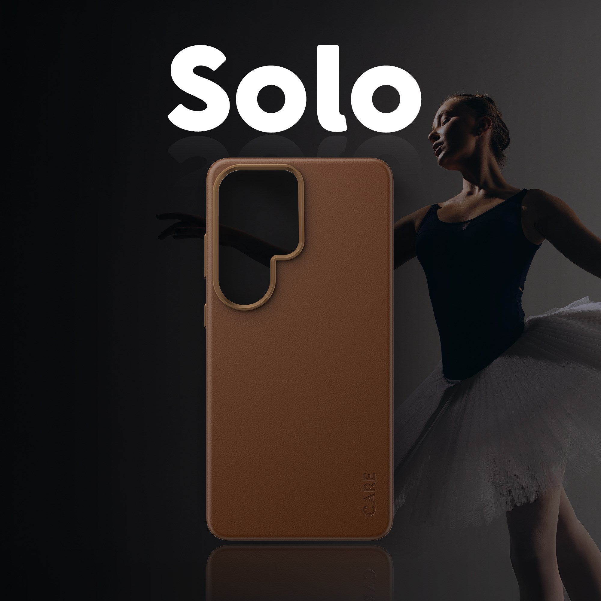 CARE™ by PanzerGlass® Solo Case Braun m. Qi Samsung Galaxy S26 Ultra